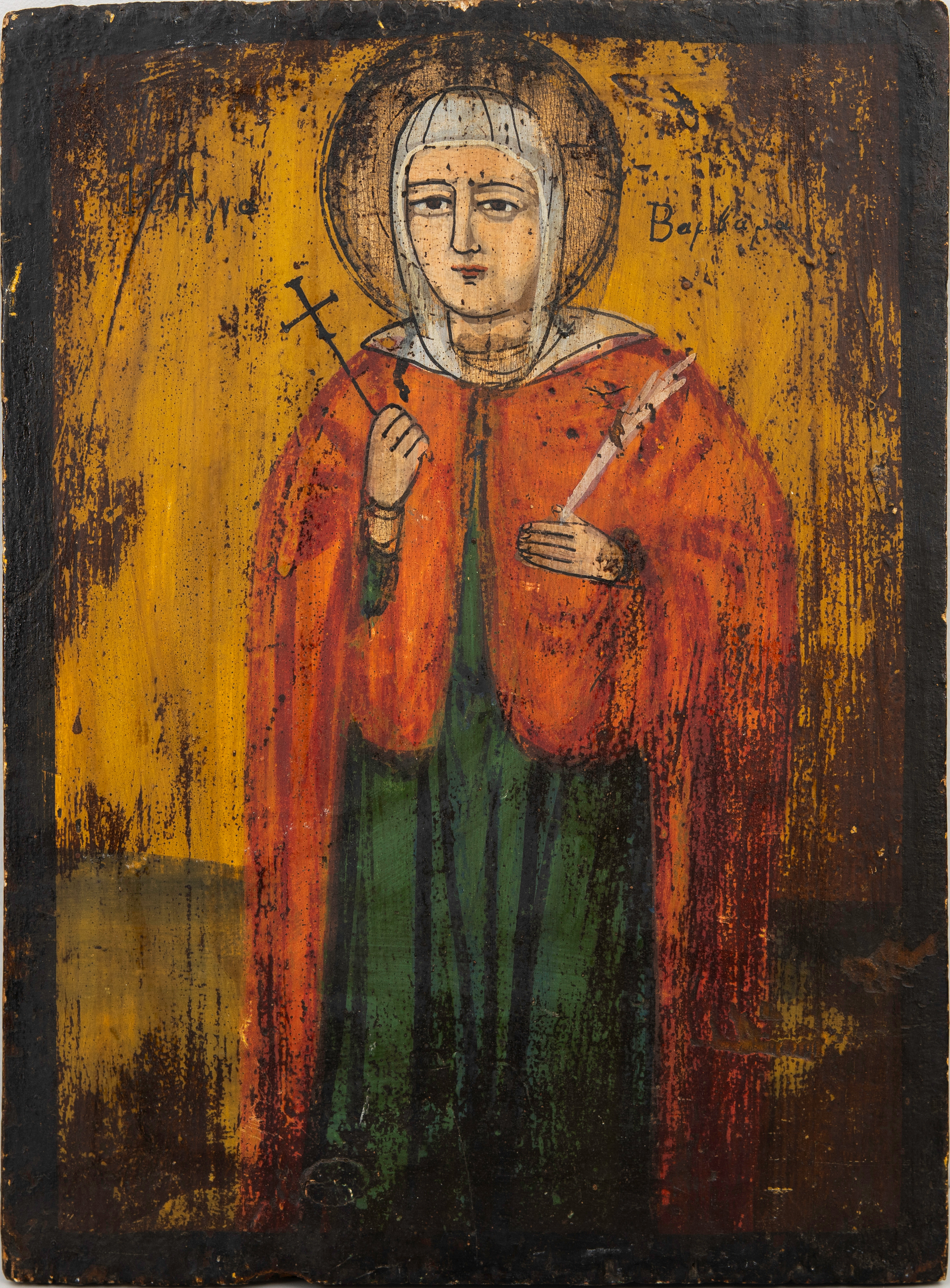 IKON, blandteknik på pannå, 1900-tal.