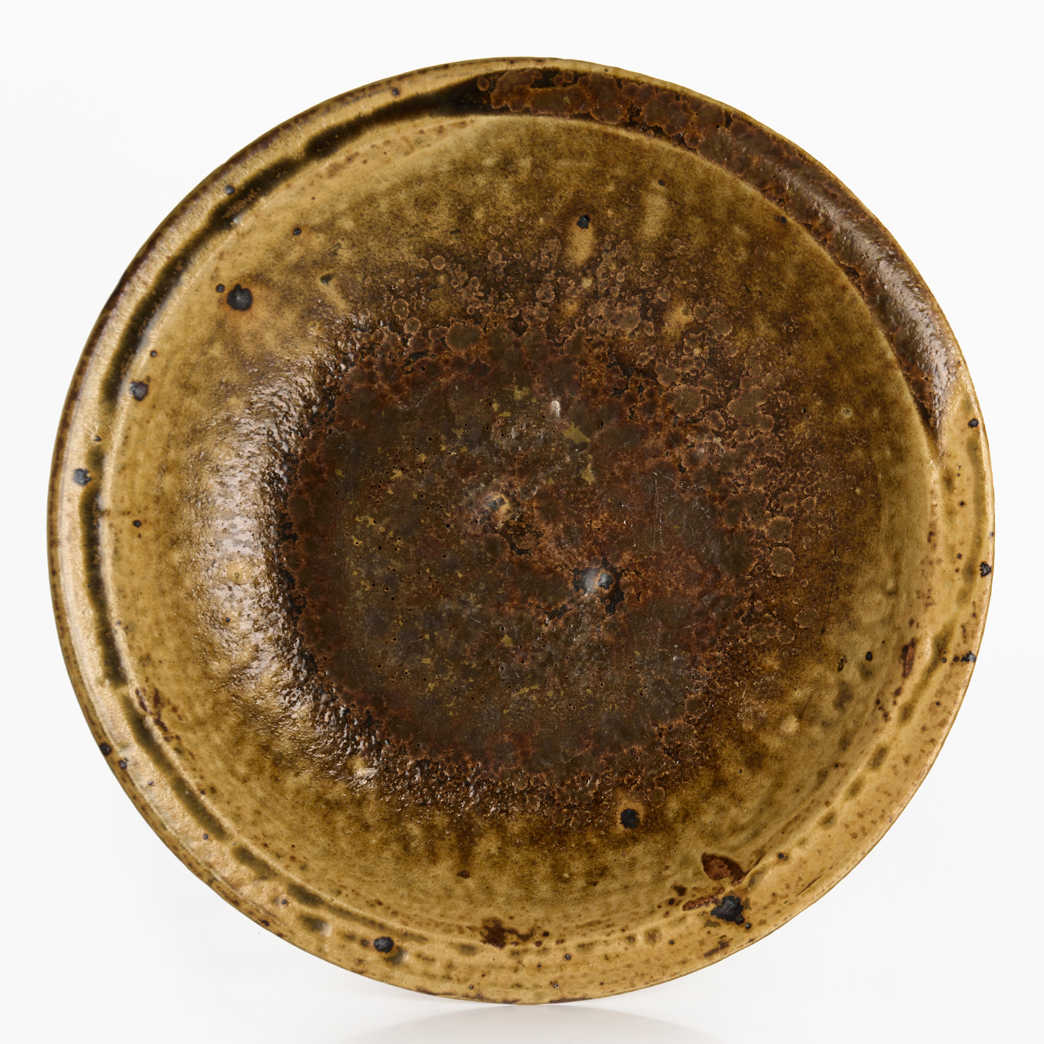 OIDENTIFIERAD FORMGIVARE. fat, glaserat stengods, signerat och daterat -90, Biot, Frankrike.