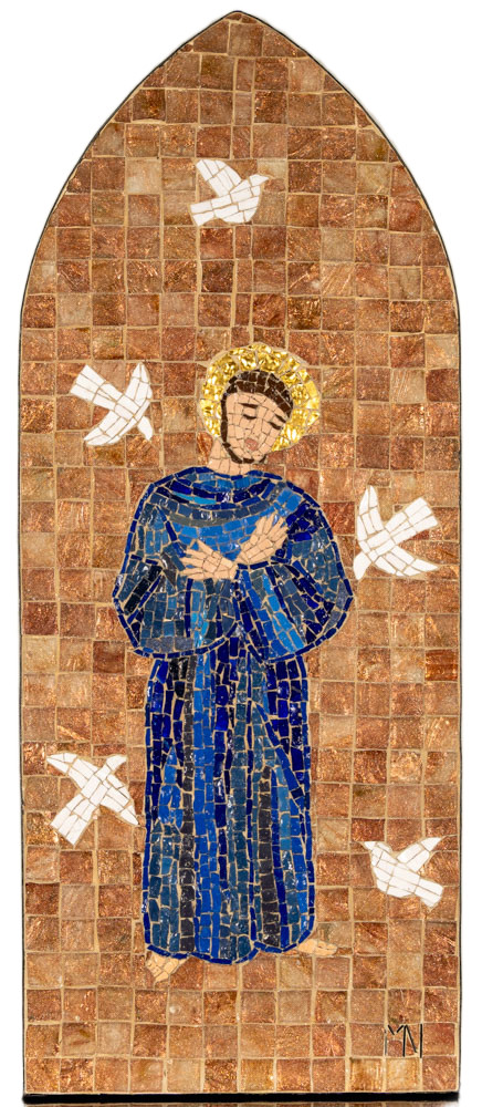 OIDENTIFIERAD KONSTNÄR. VÄGGMOSAIK, 1900-talets senare hälft.