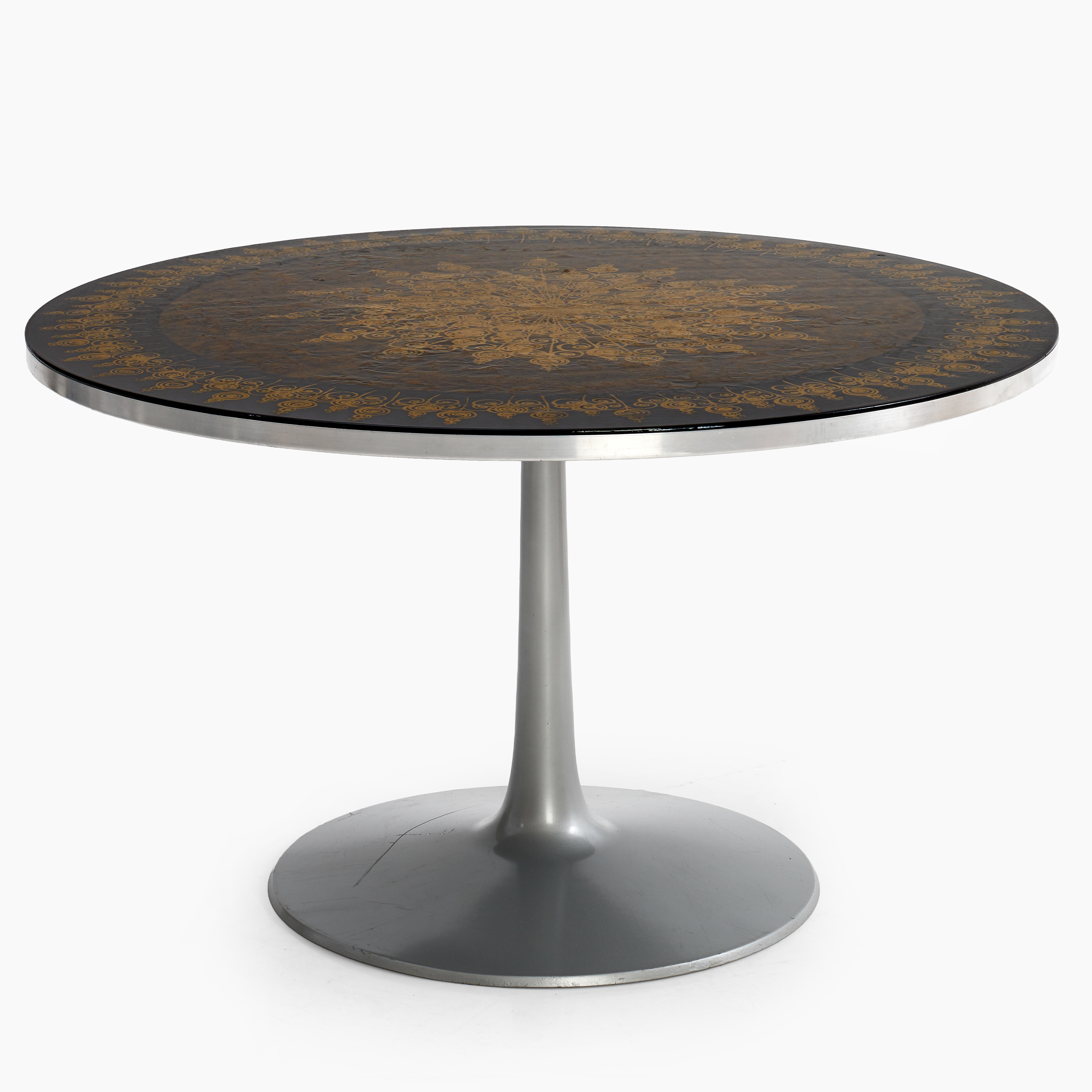 POUL CADOVIUS & BJÖRN WIINBLAD. Bord, "Mygge", France & Son, 1965-70.