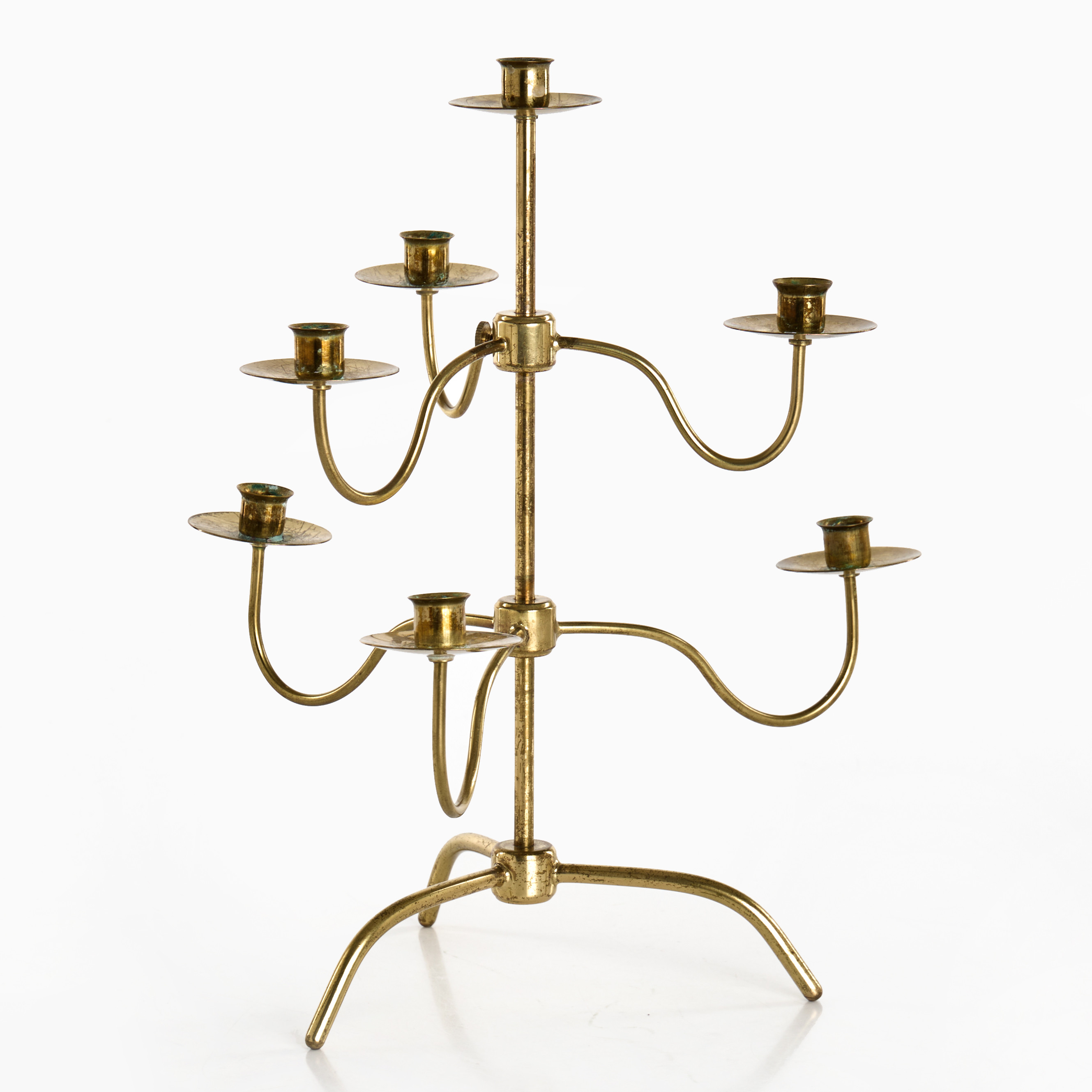 KANDELABER, mässing, 1900-talets mitt, Swedish Modern.