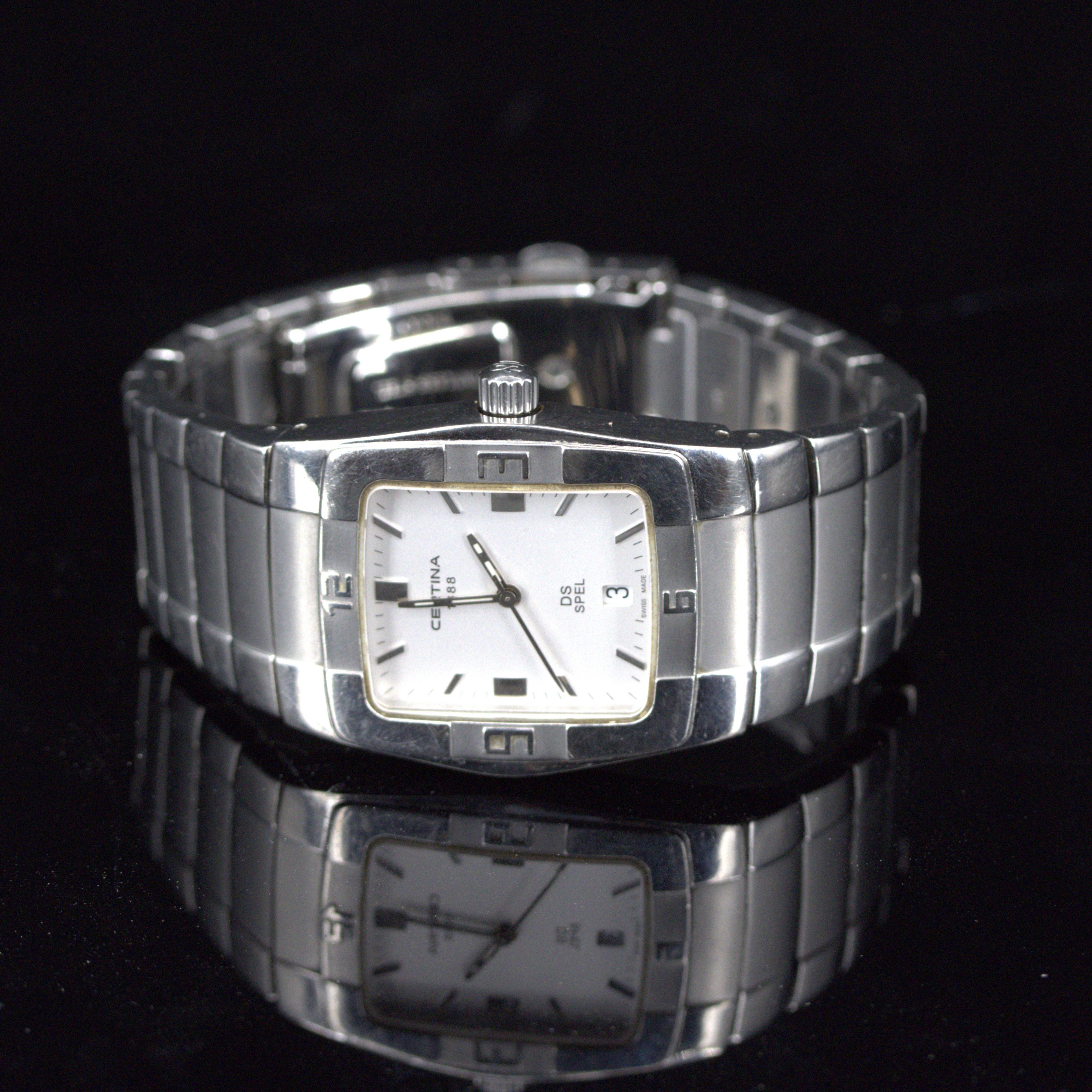 ARMBANDSUR, stål, quartz, datum, Certina DS Spel, Schweiz.