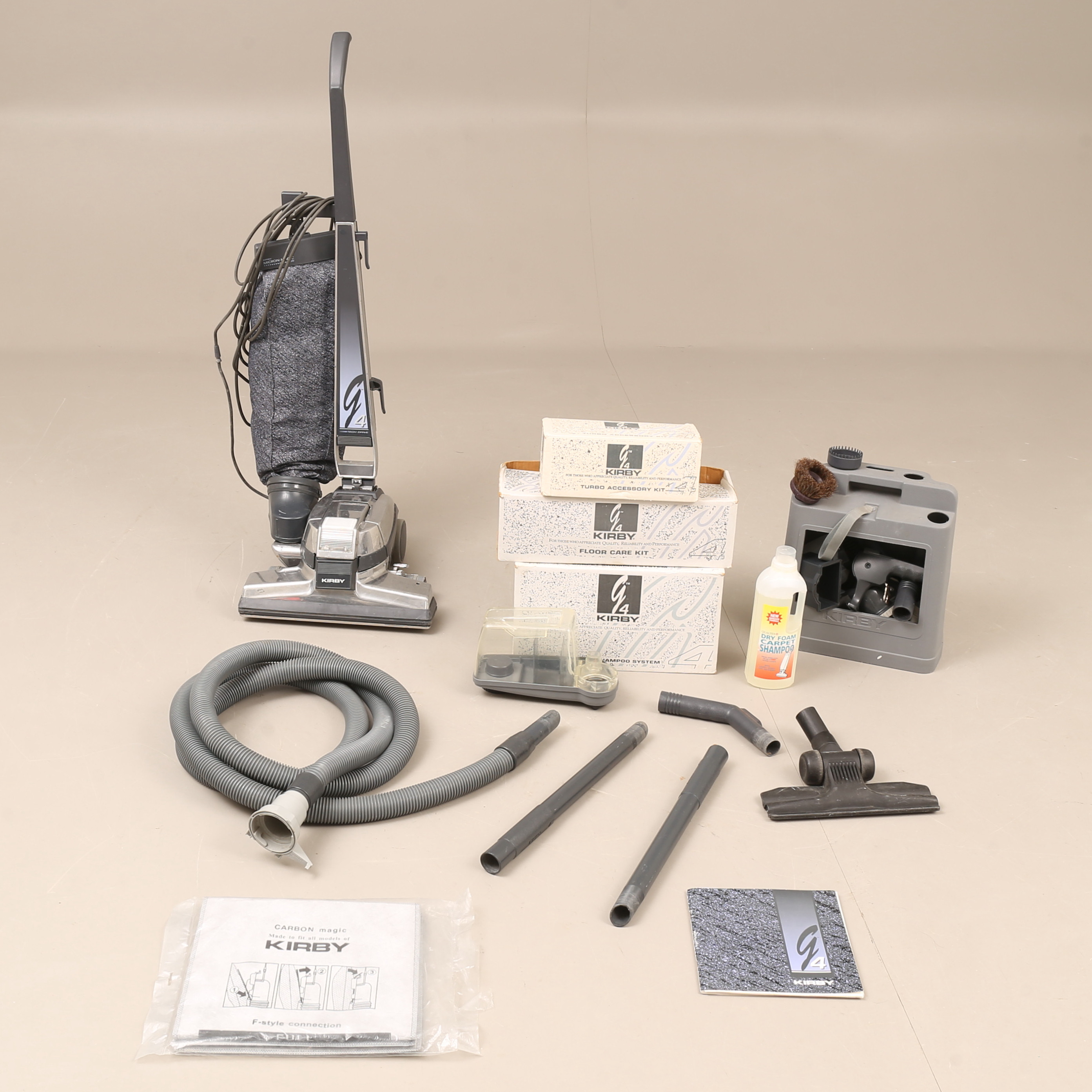 KIRBY SYSTEM, "G 4". dammsugare, mattrengöring, 1994.