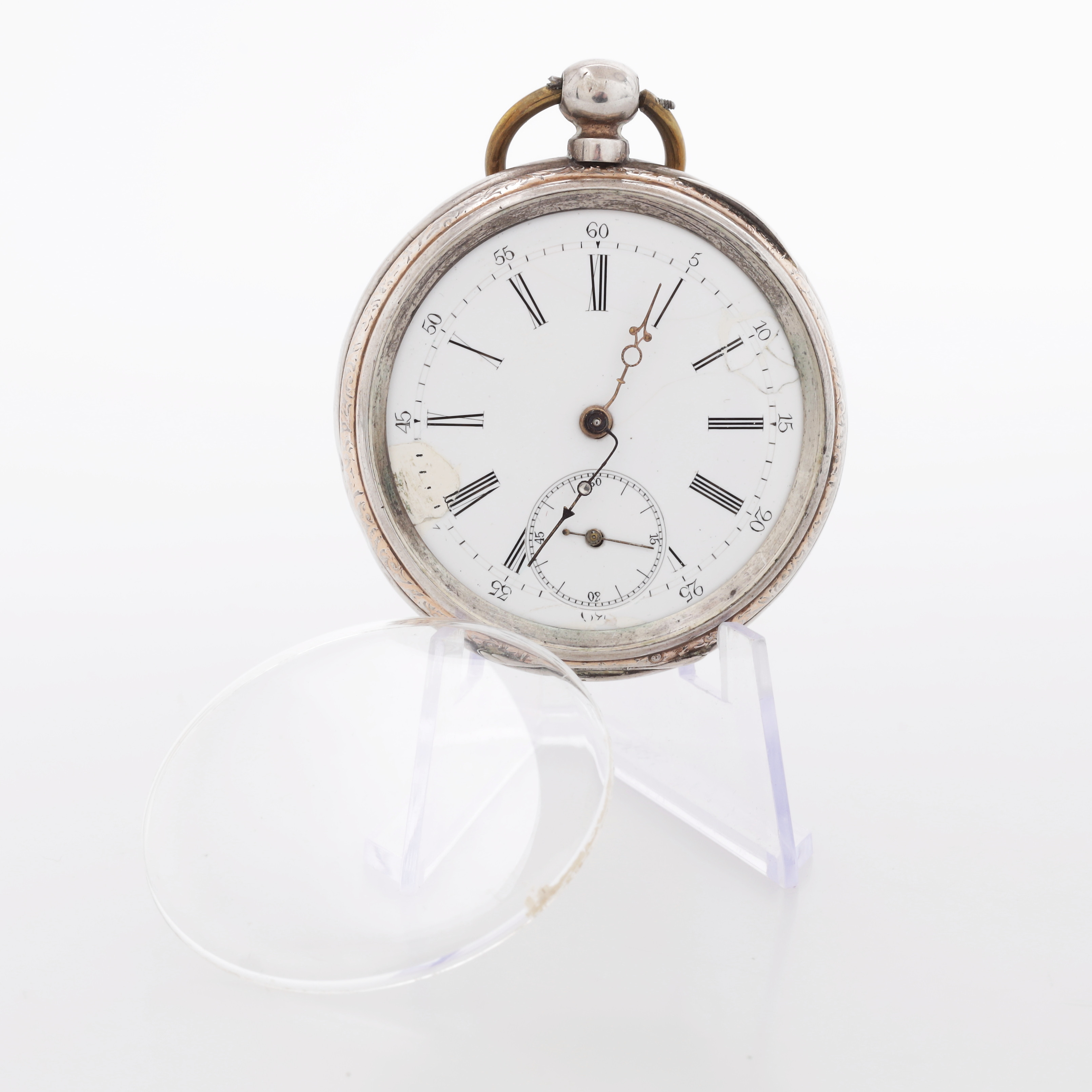 FICKUR, silver, 1900-talets första hälft.