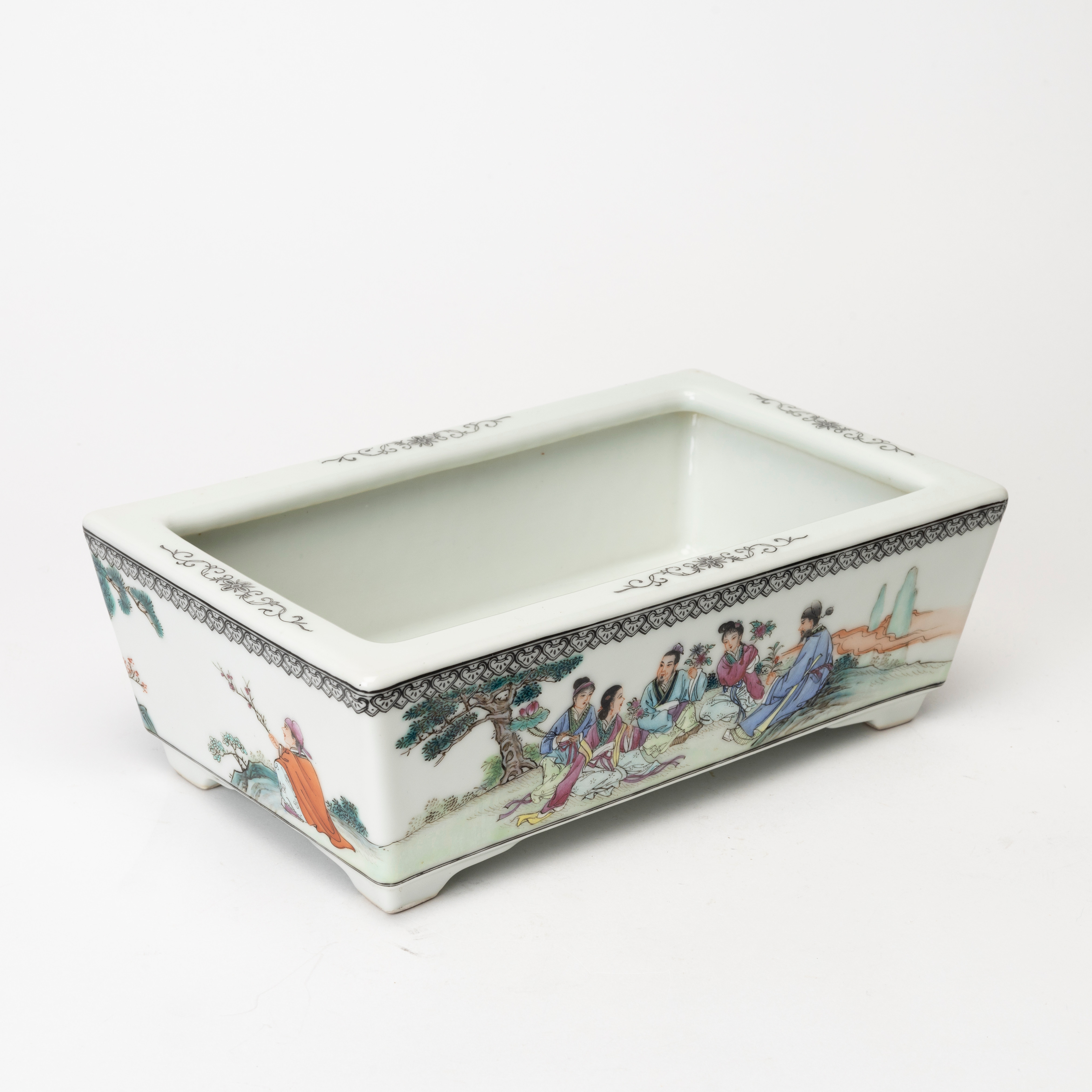 RÖKELSEKAR/YTTERFODER, Kina, bär qianlongs 4-karaktärsmärke, 1900-tal.