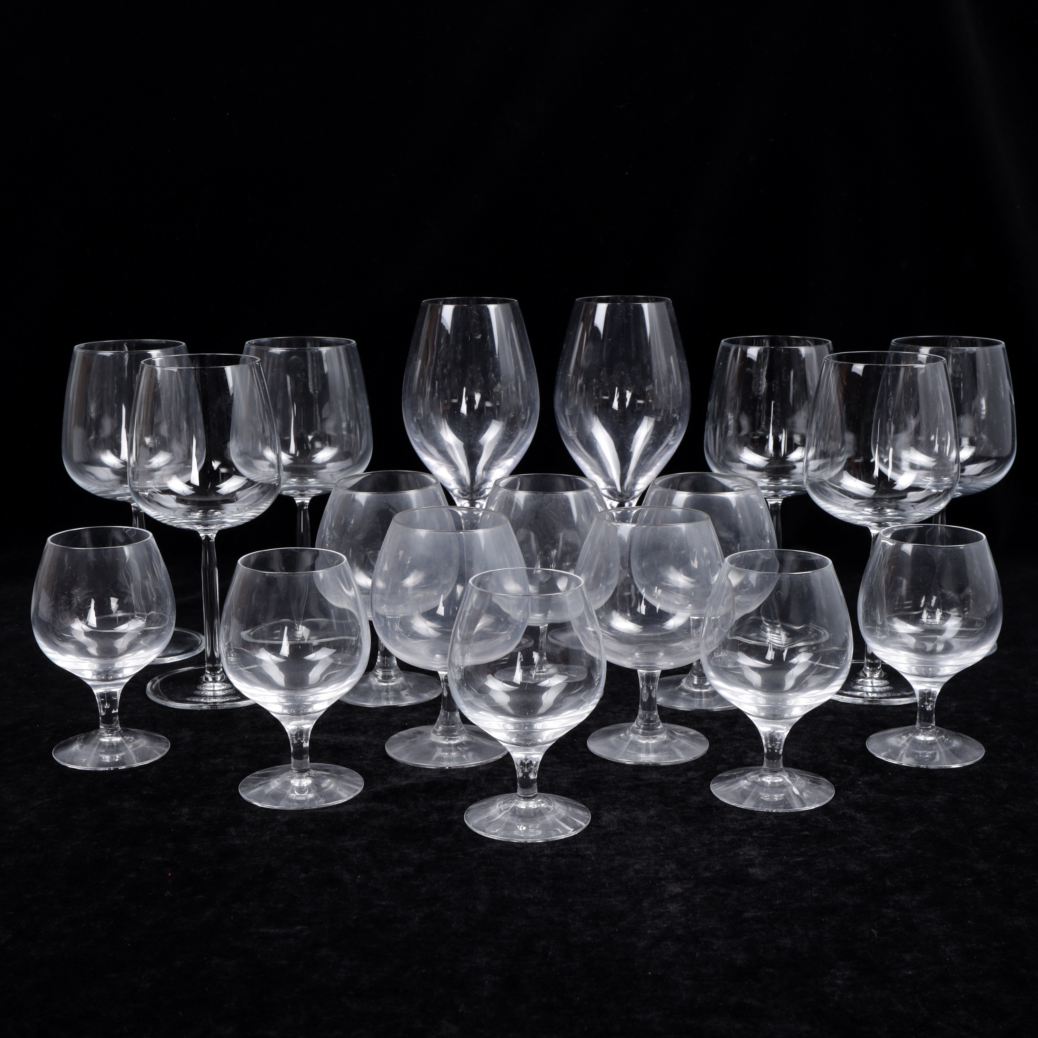 GLASSERVIS, 18 delar, 1900-talets andra hälft.