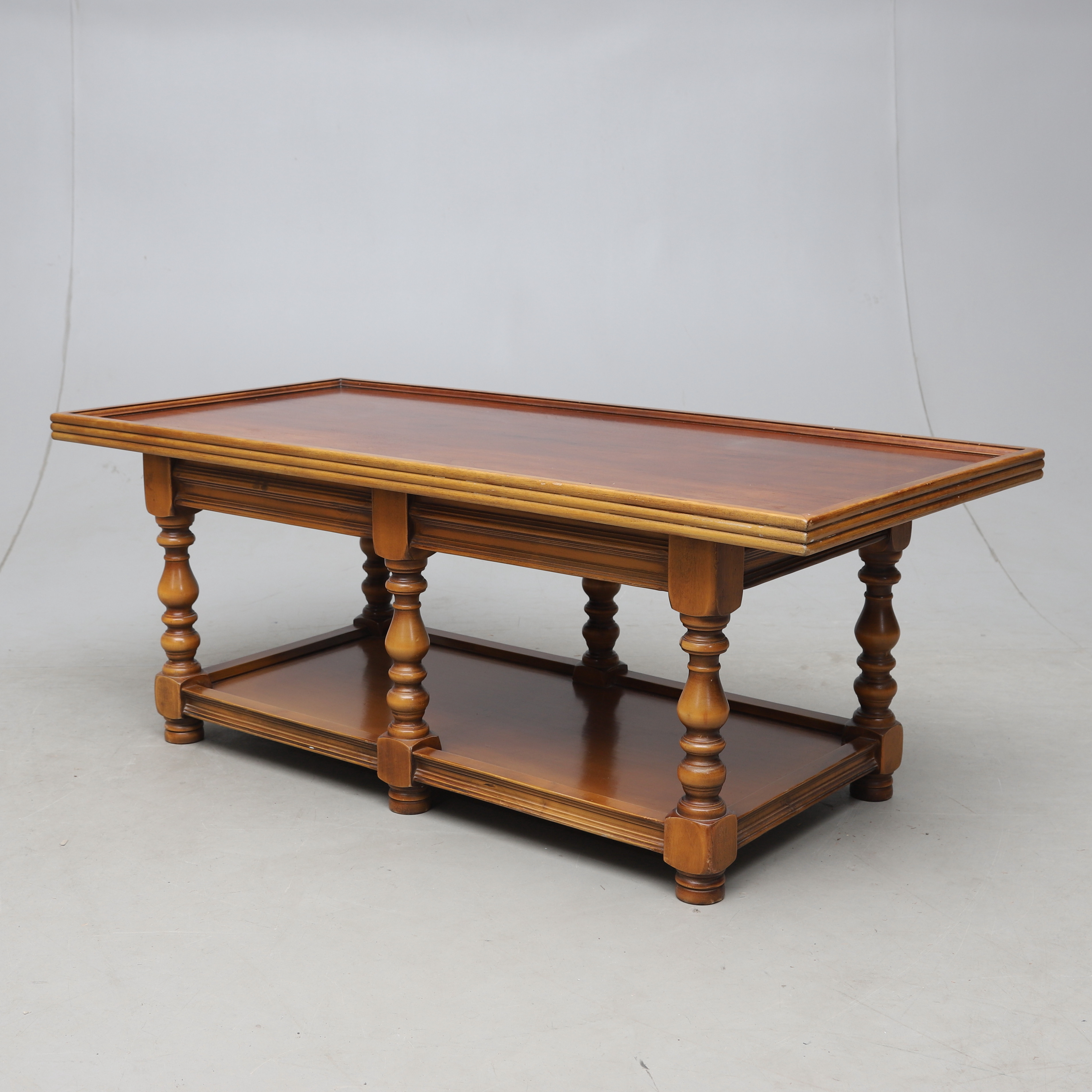 SOFFBORD, barockstil, lövträ, 1900-tal.