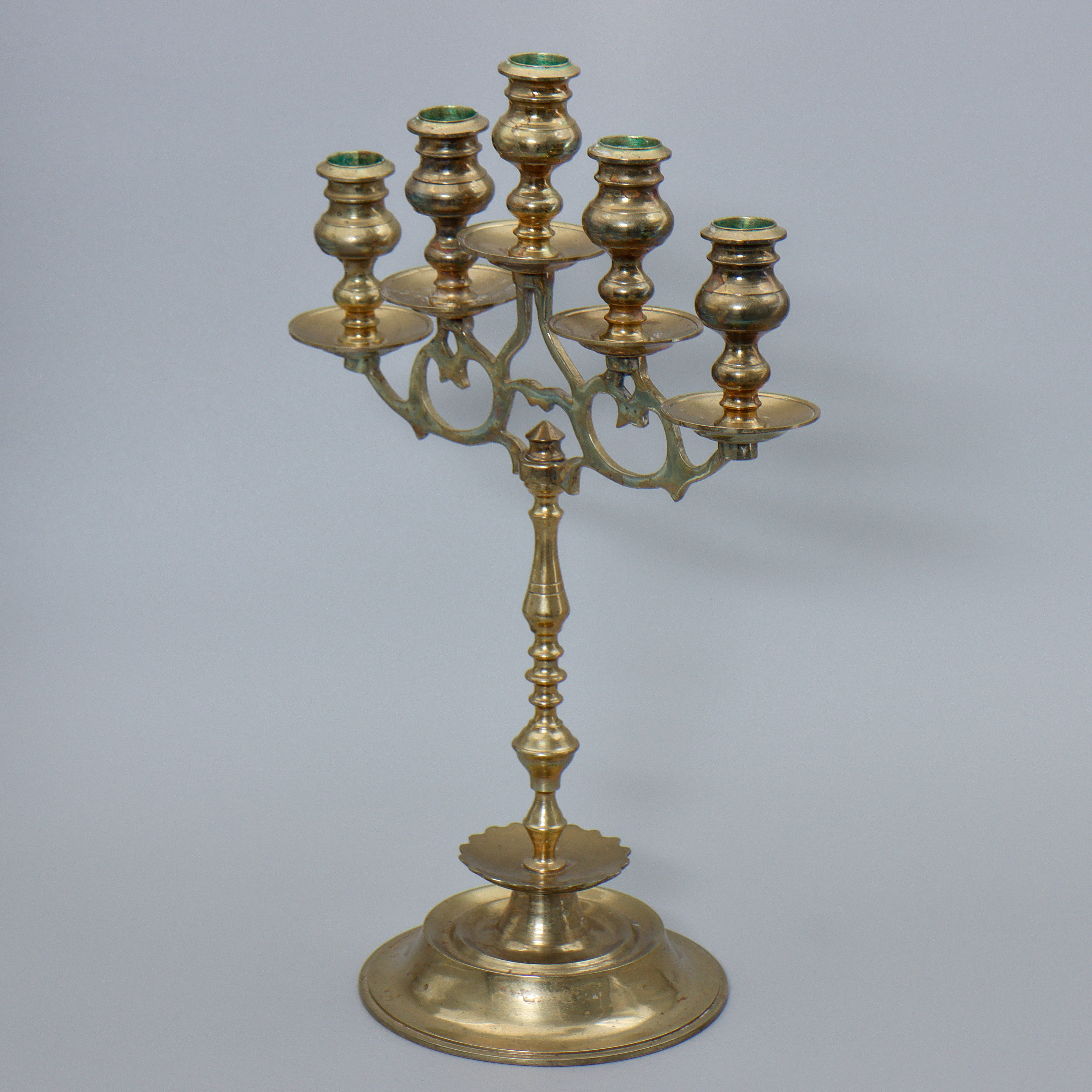 KANDELABER, MÄSSING/MALM, 1900-TAL.