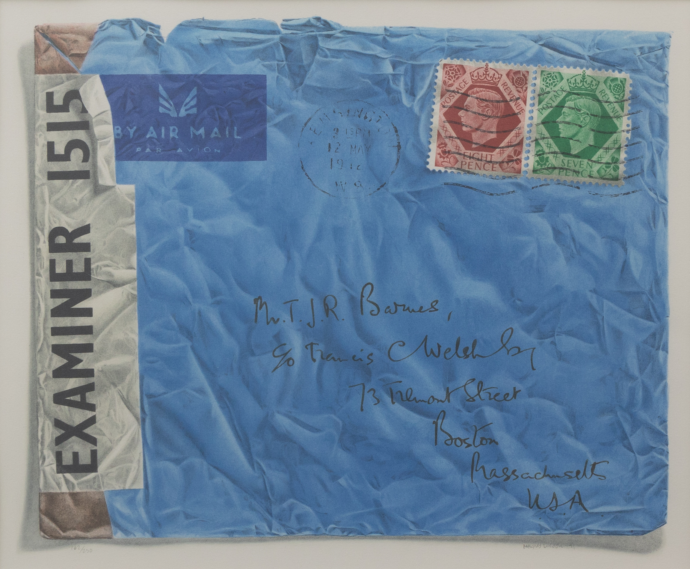 MAGNUS KROOK (FÖDD 1968). Komposition, färglitografi, signerad och numrerad 162/250.