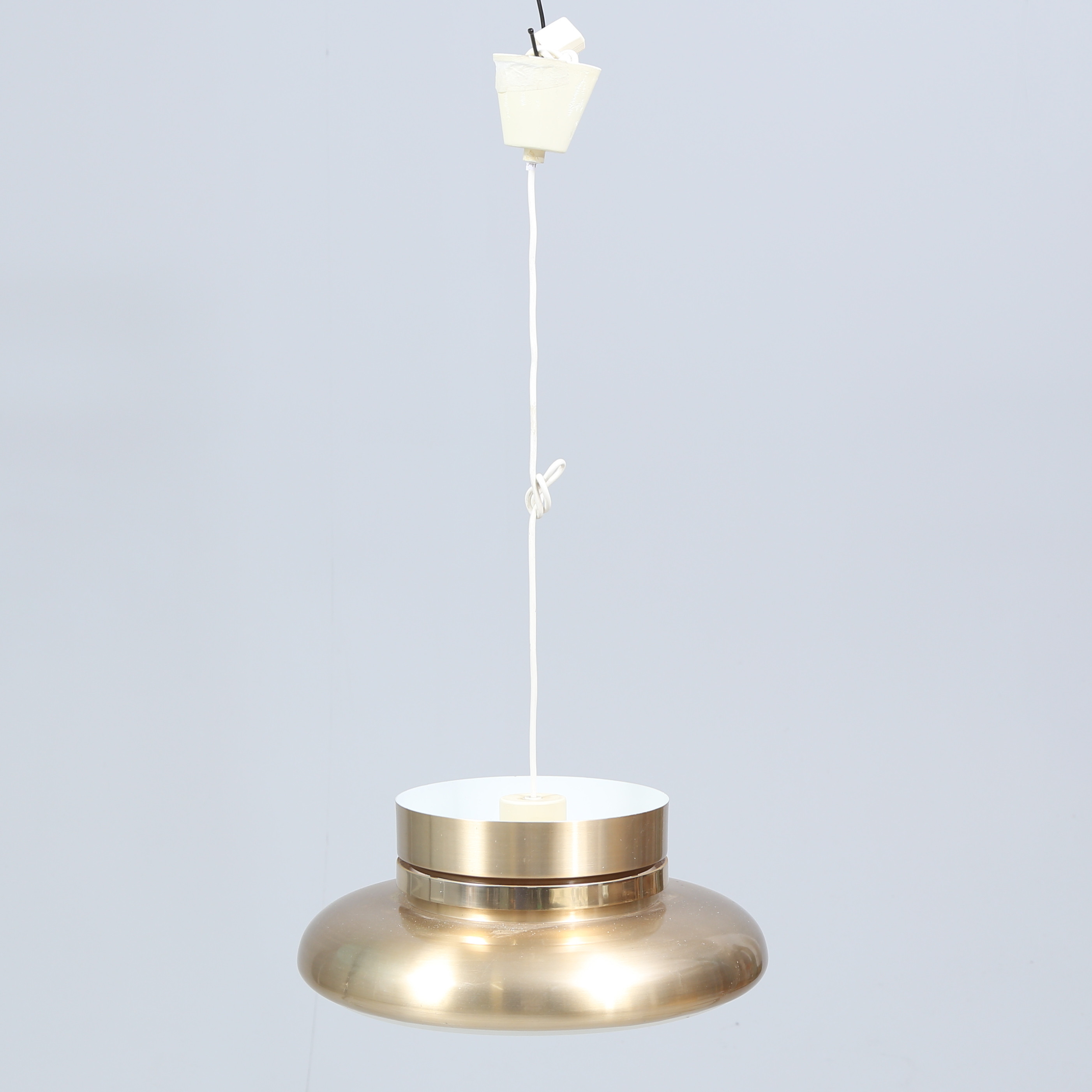 TAKLAMPA, plåt, 1960/70-tal.