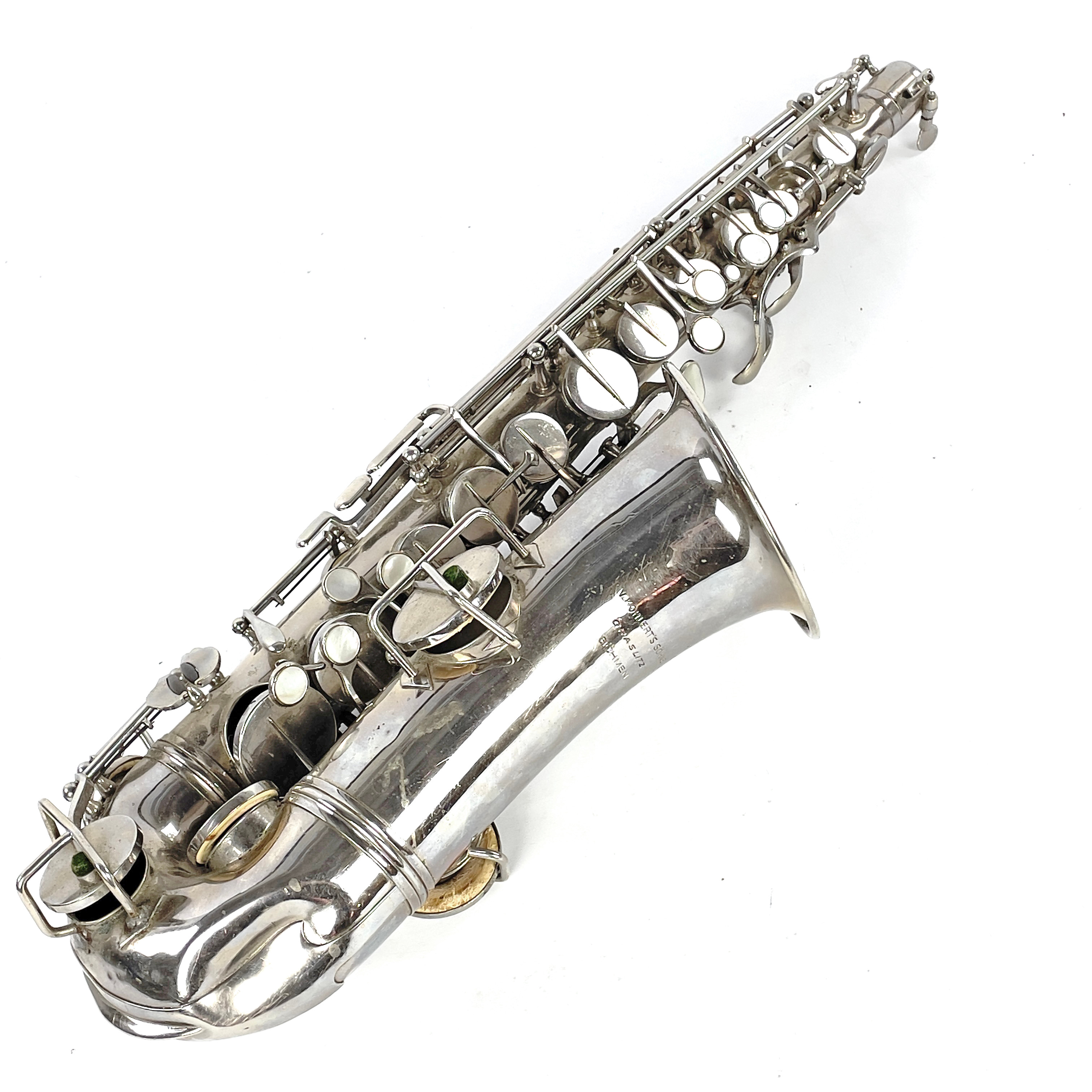 SAXOFON, V. Kohlerts Söhne, Graslitz, Böhmen, serienr 33761.