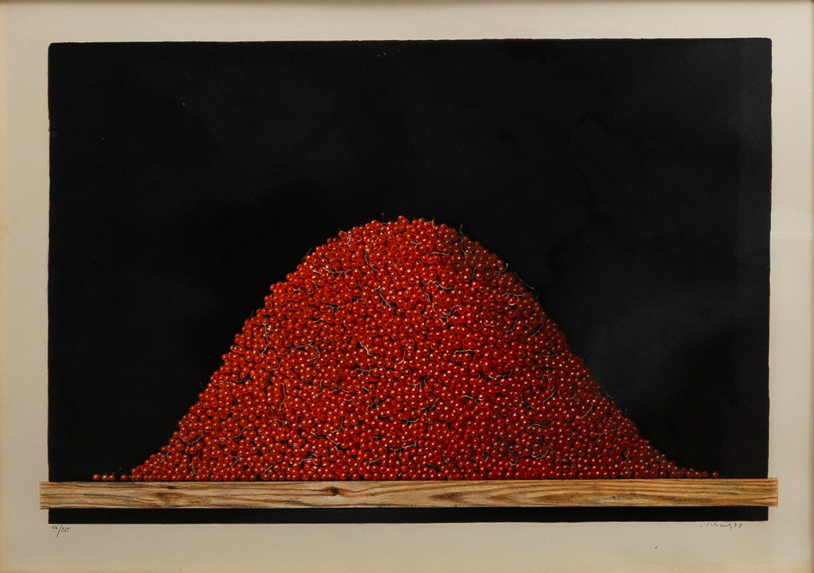 PHILIP VON SCHANTZ. "Röda Vinbär", färglitografi, signerad, v Schantz, numrerad och daterad 86/265, -78.