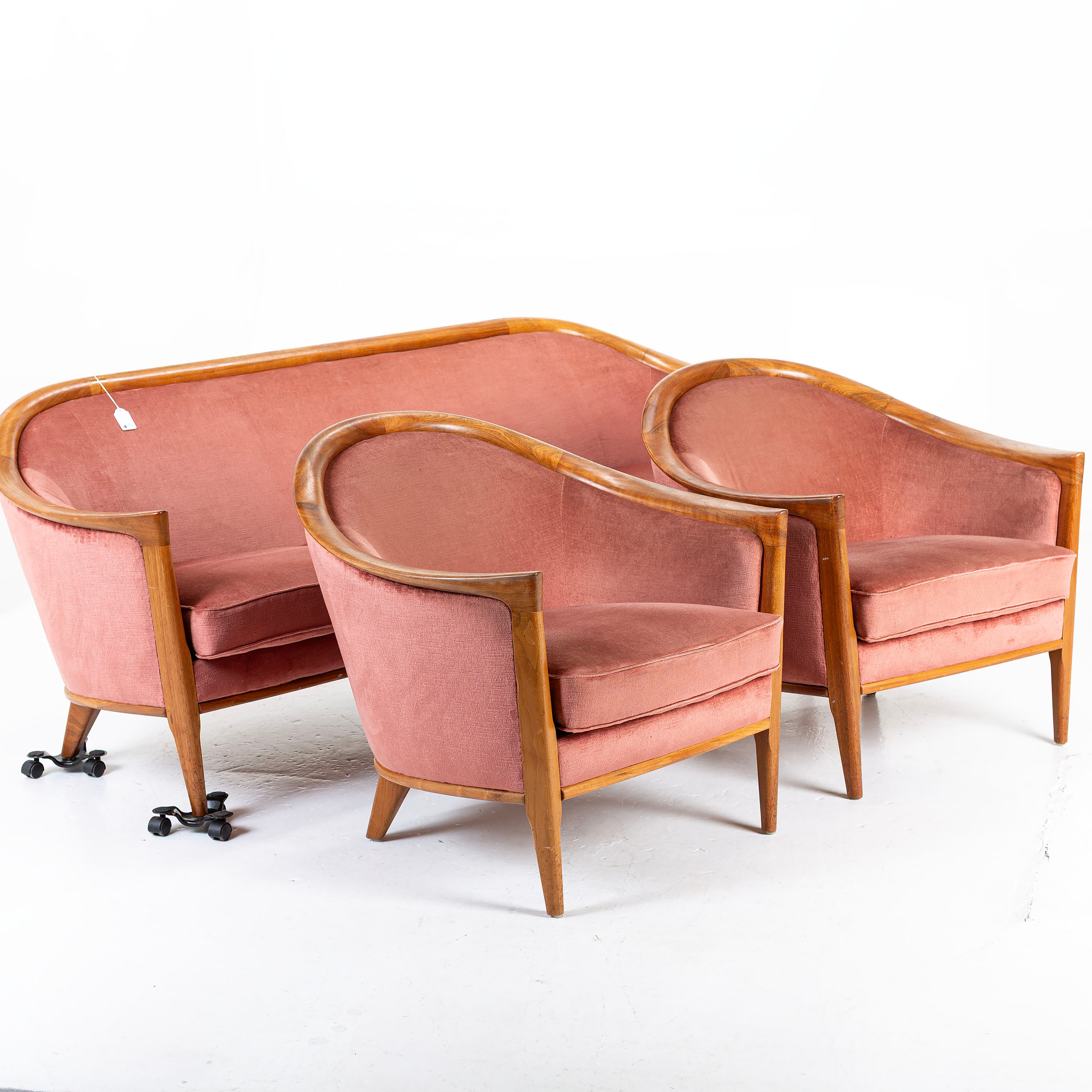 BERTIL FRIDHAGEN. Soffgrupp, 3 delar, "Aristokrat", Bröderna Andersson.