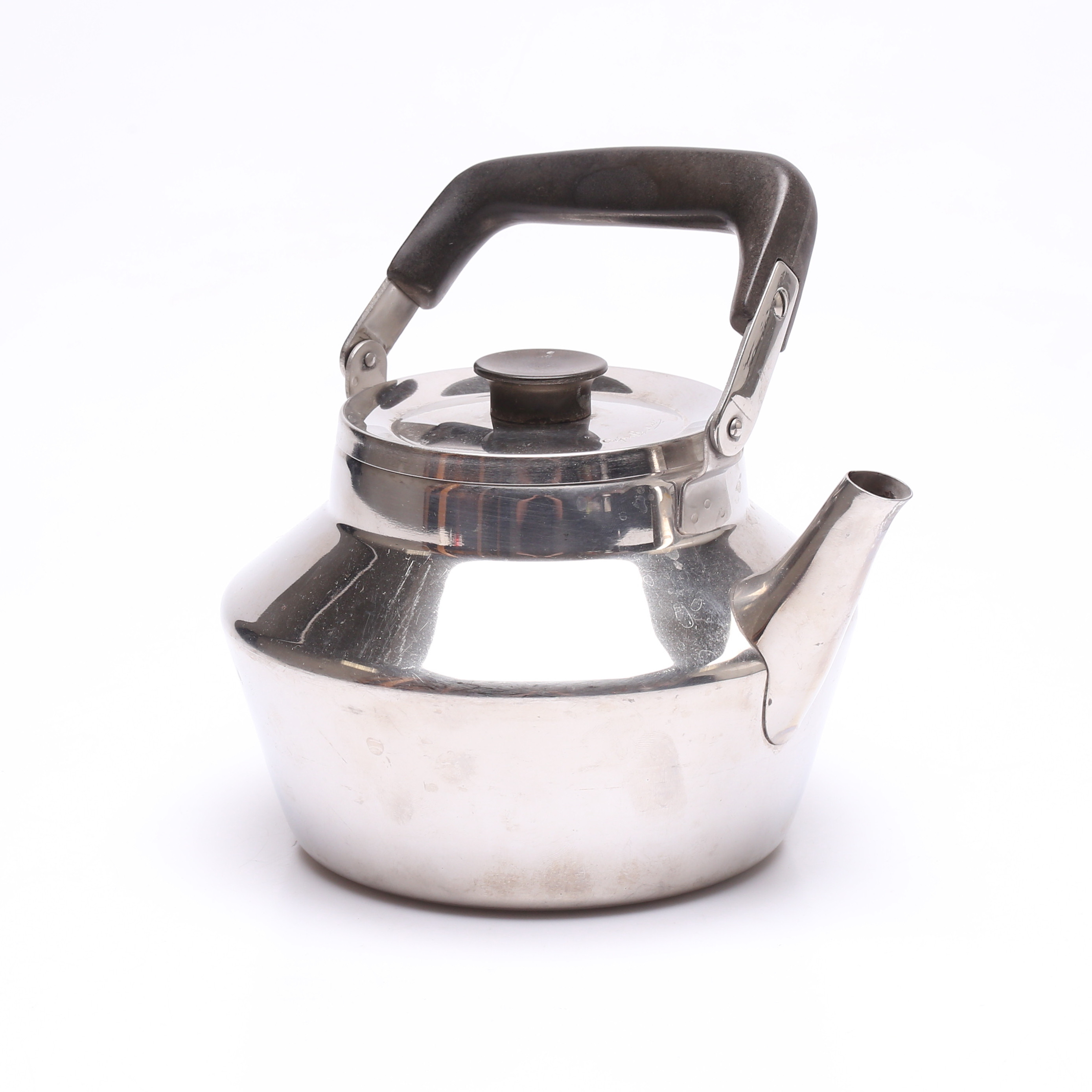 KAFFEKANNA. Sigvard Bernadotte, rostfritt stål.