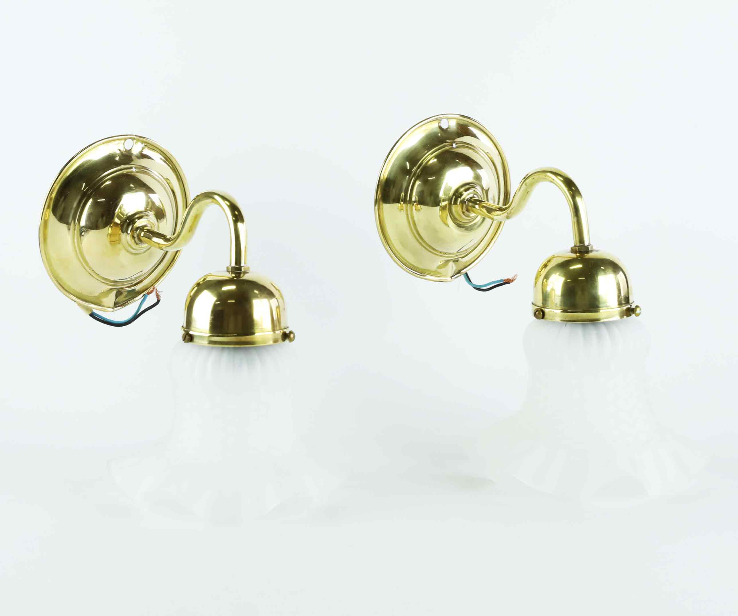 VÄGGLAMPOR, ett par, jugendstil, 1900-tal.