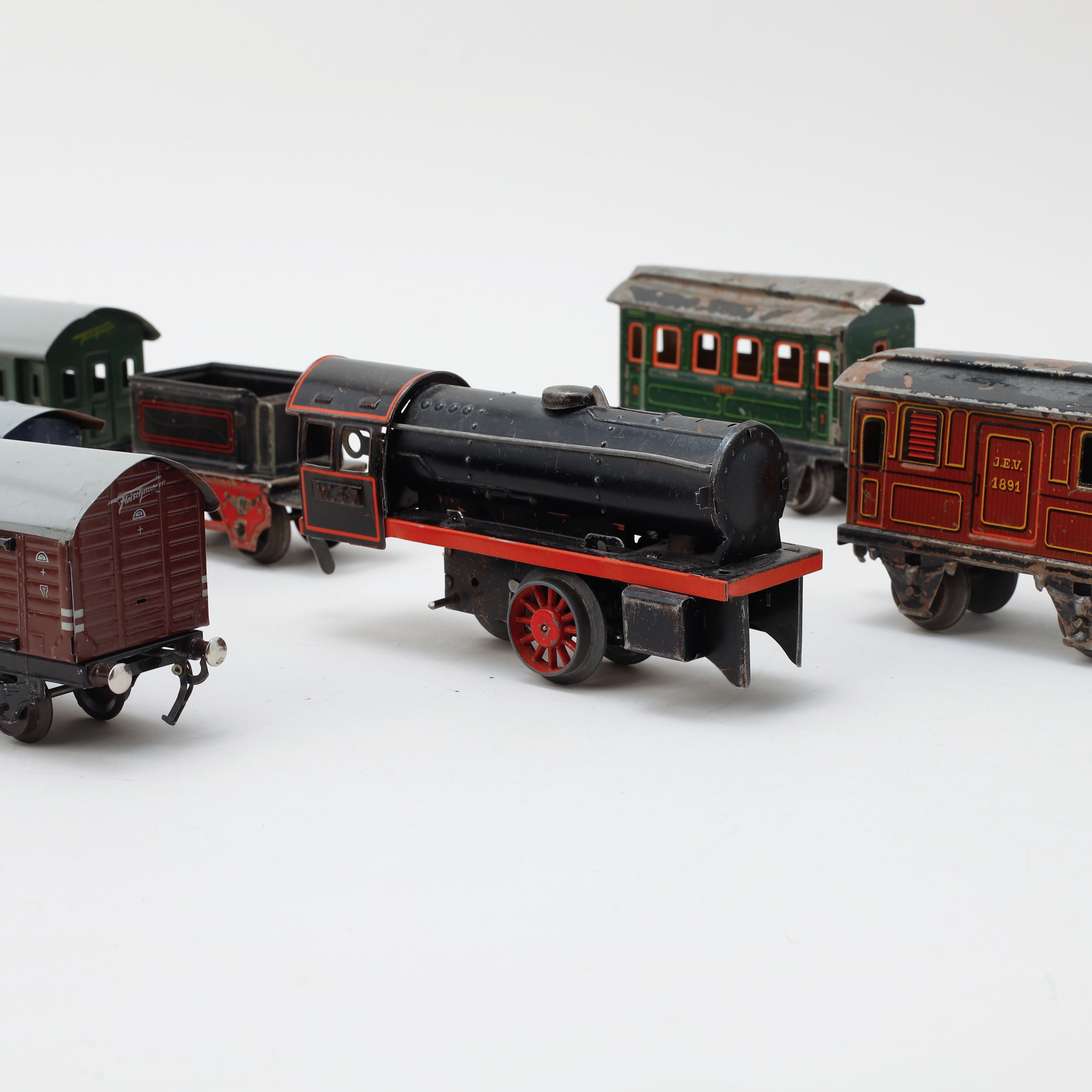 MODELLTÅG och TILLBEHÖR, Tyskland, 1900-talets tidigare hälft.