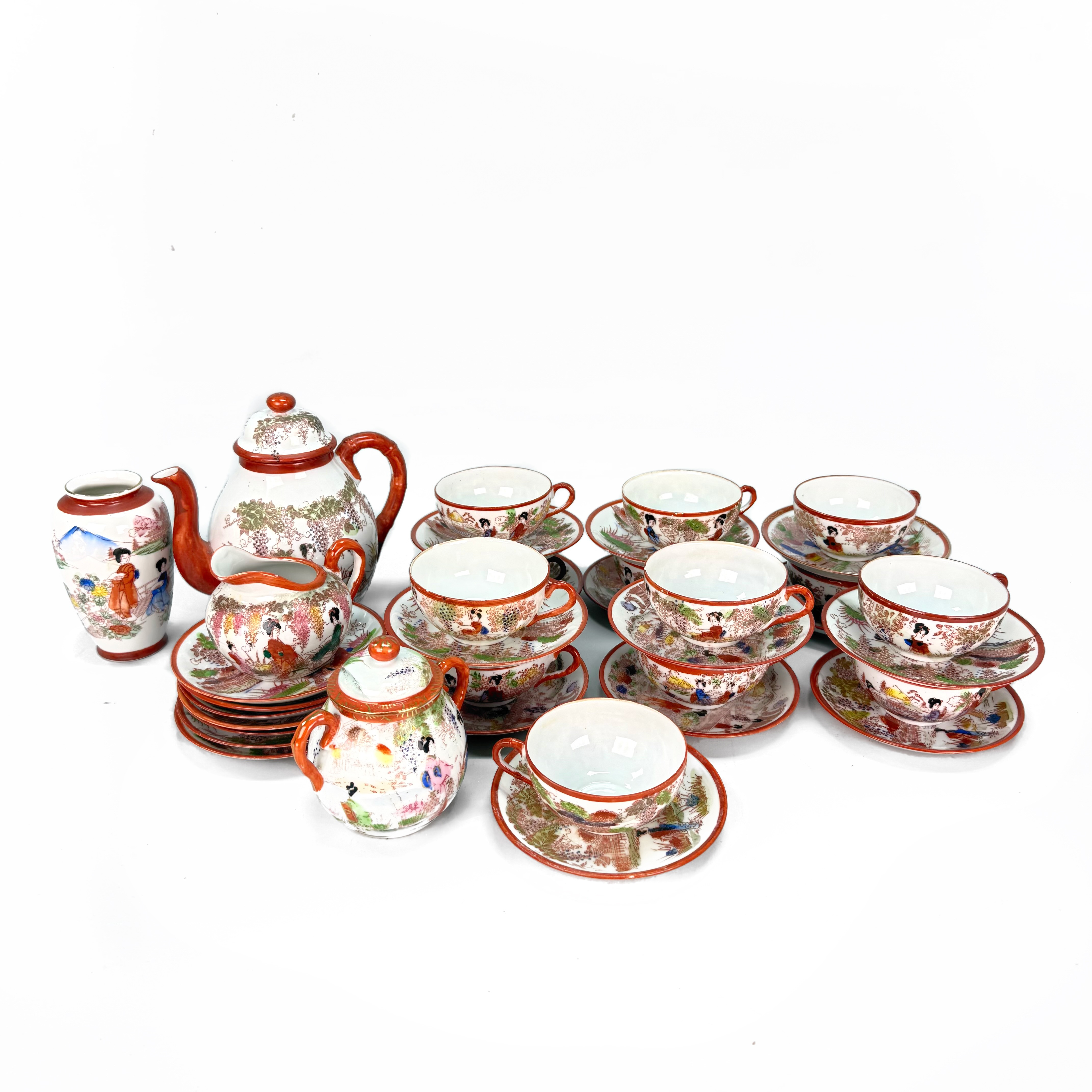 TESERVIS - Japansk 36 delar, 1900 tal.