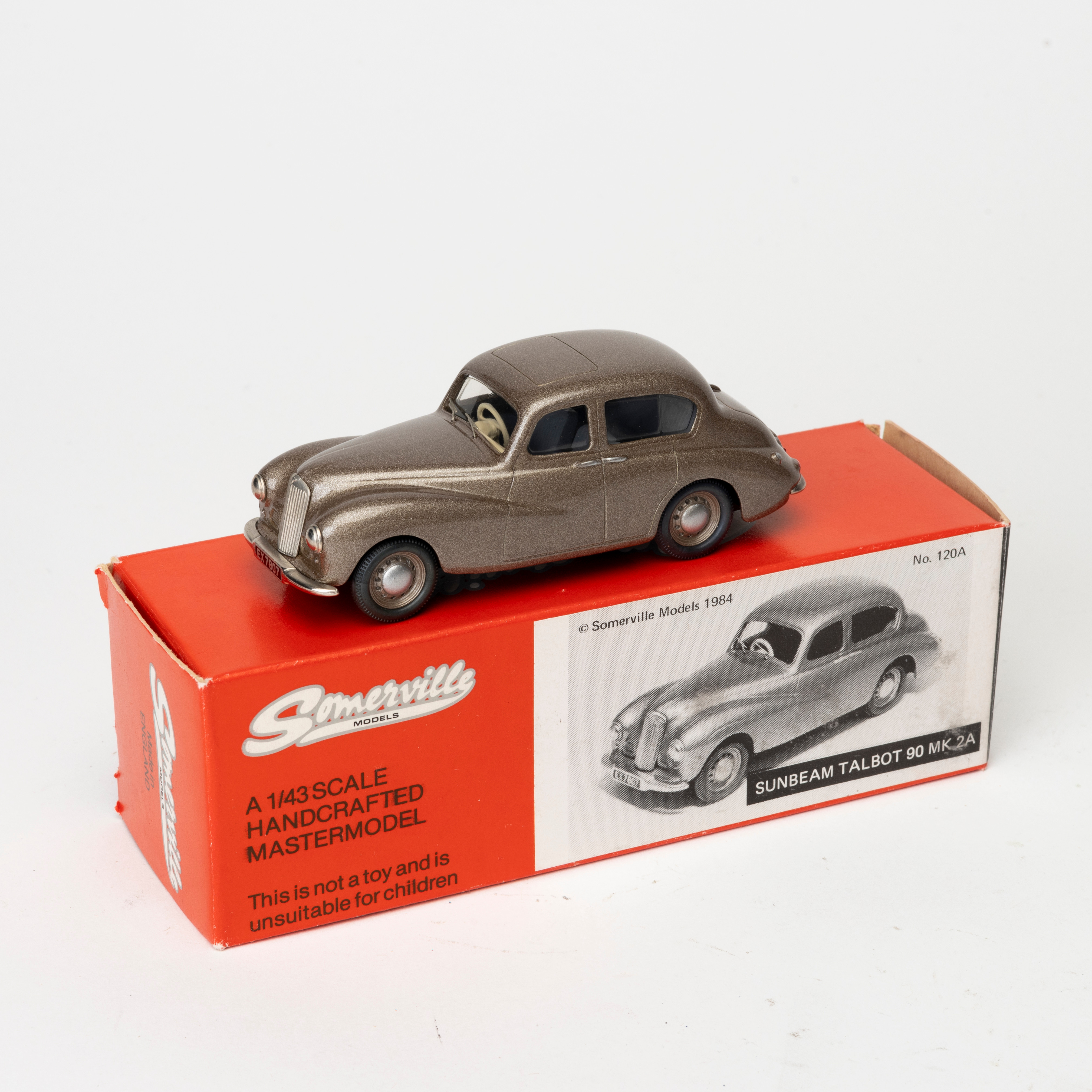SOMERVILLE SUNBEAM TALBOT, brunmetallic, originalkartong.