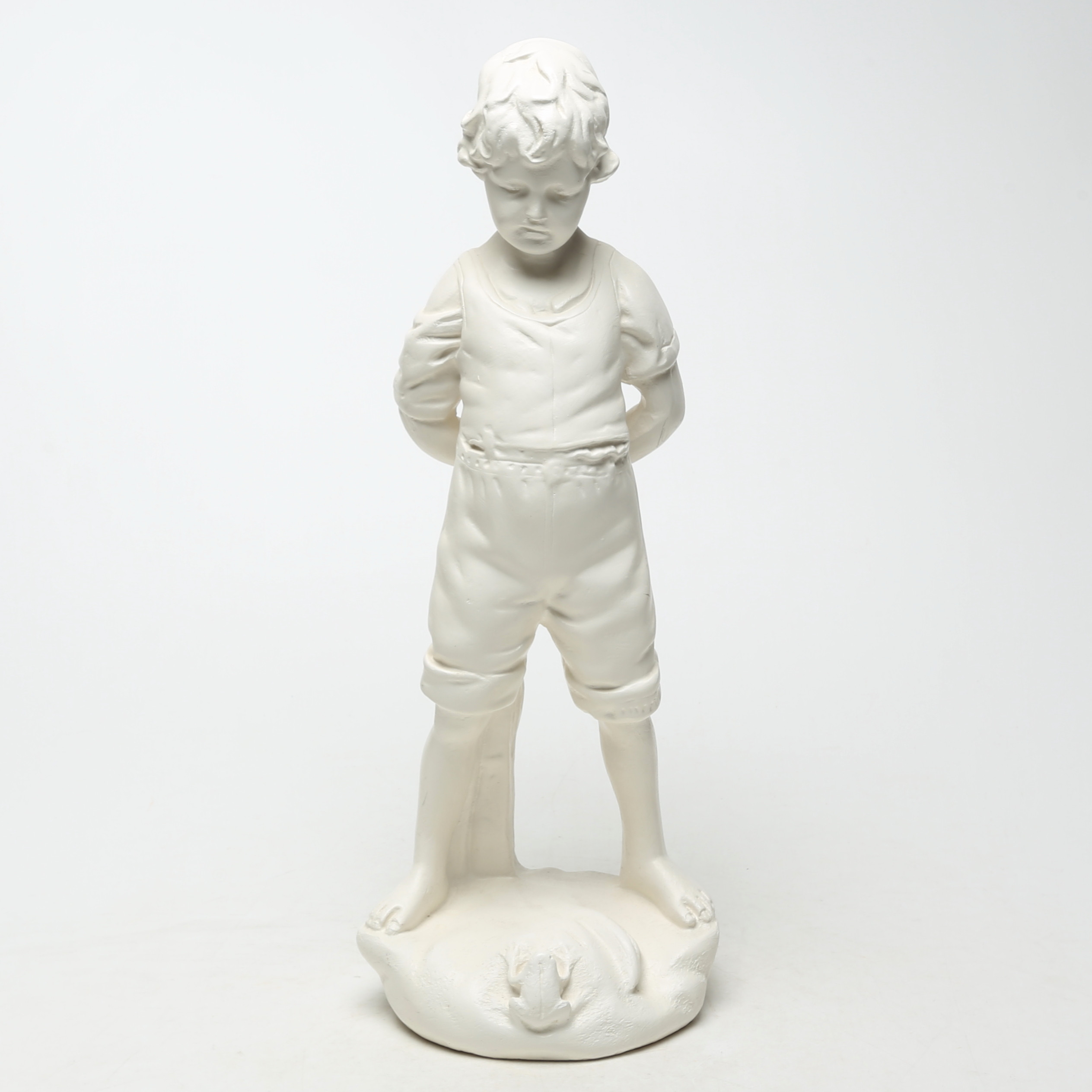 SKULPTUR, bemålad gips, efter parianmodell, modern.