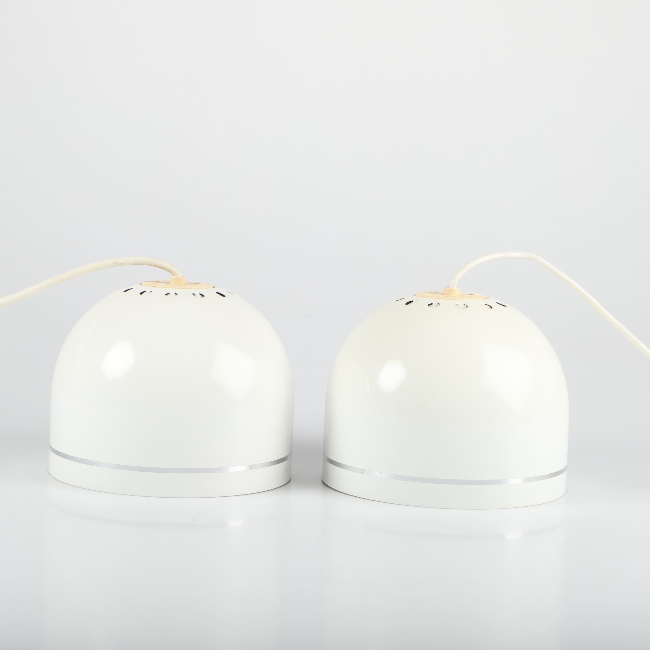 TAKLAMPOR, 1 par, metall, Philips, 1900-talets andra hälft.