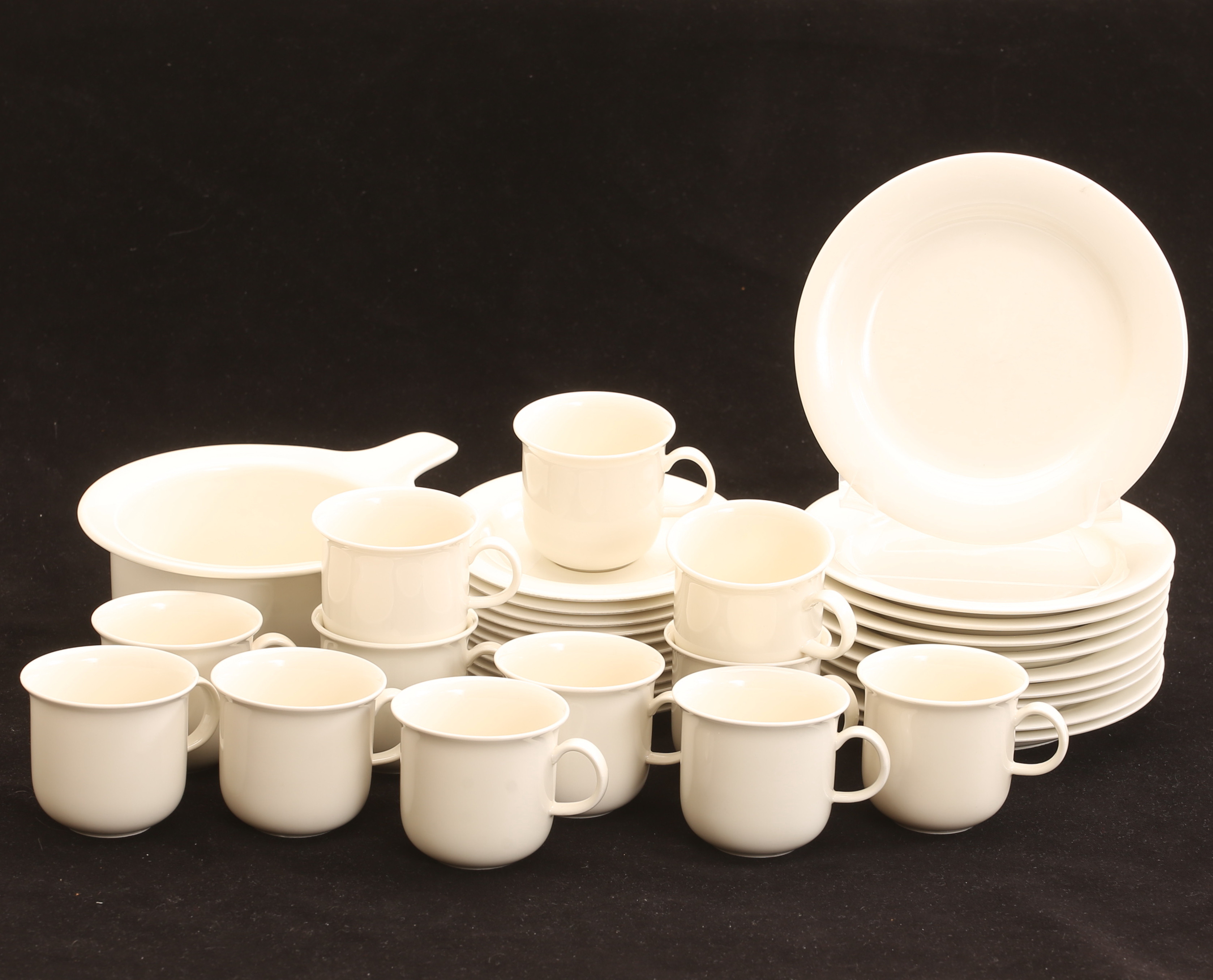 KAFFEKOPPAR, porslin, "Artica", Arabia, 1900-talets andra hälft.