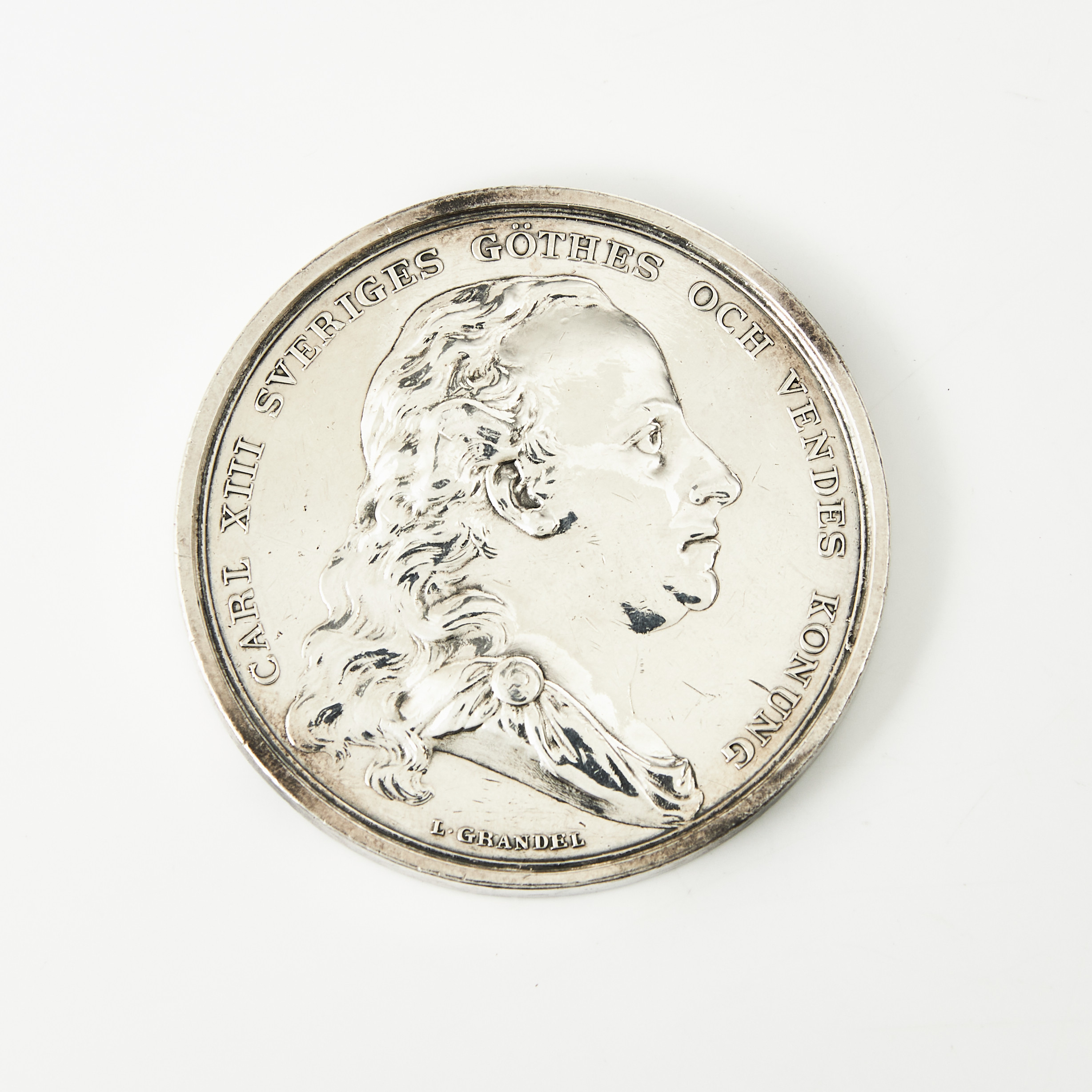 KUNGLIGA LANTBRUKSAKADEMIENS PRISMEDALJ, silver, Lars Grandel.