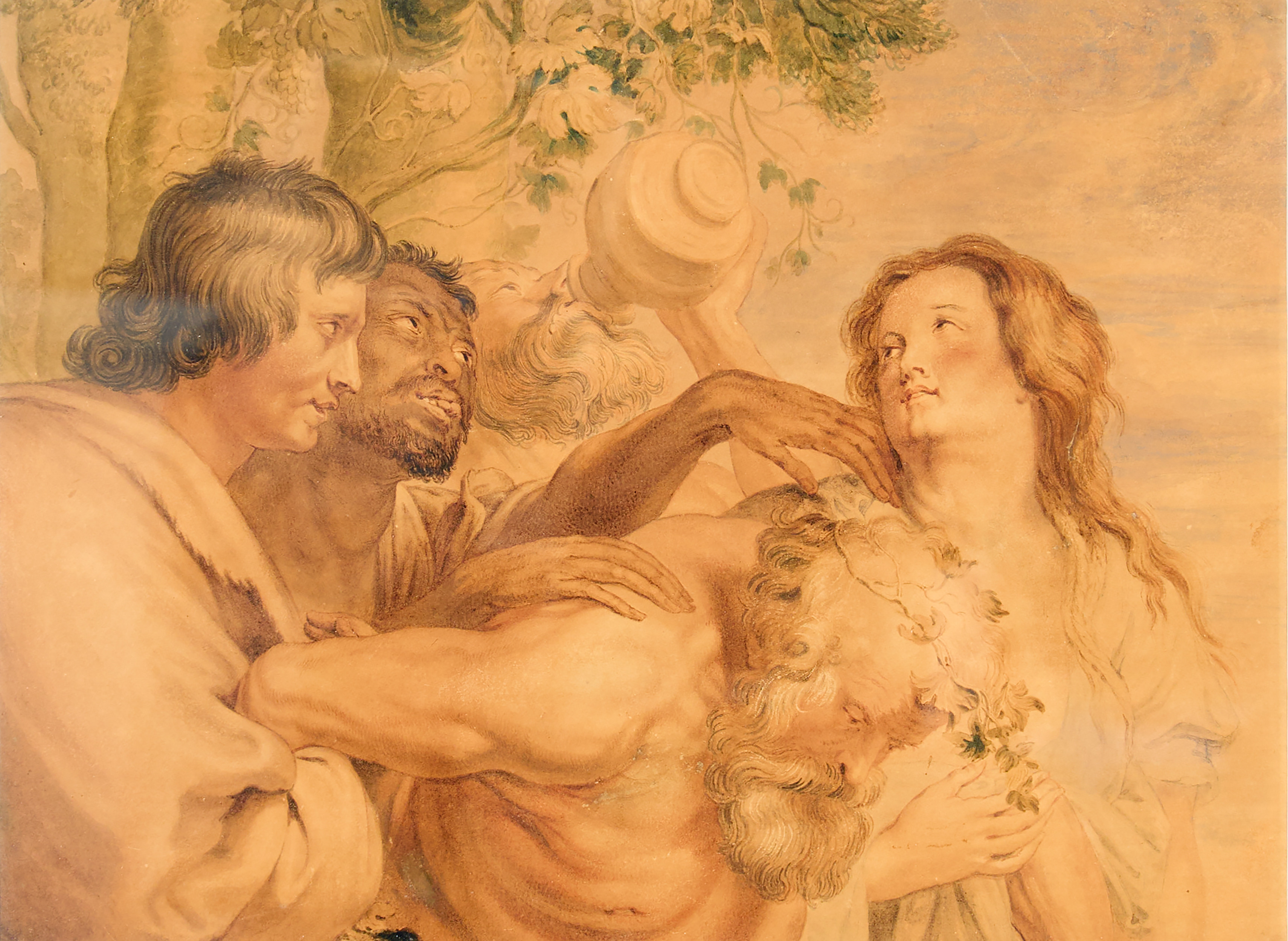 OKÄND KONSTNÄR. Motiv ur antiken.