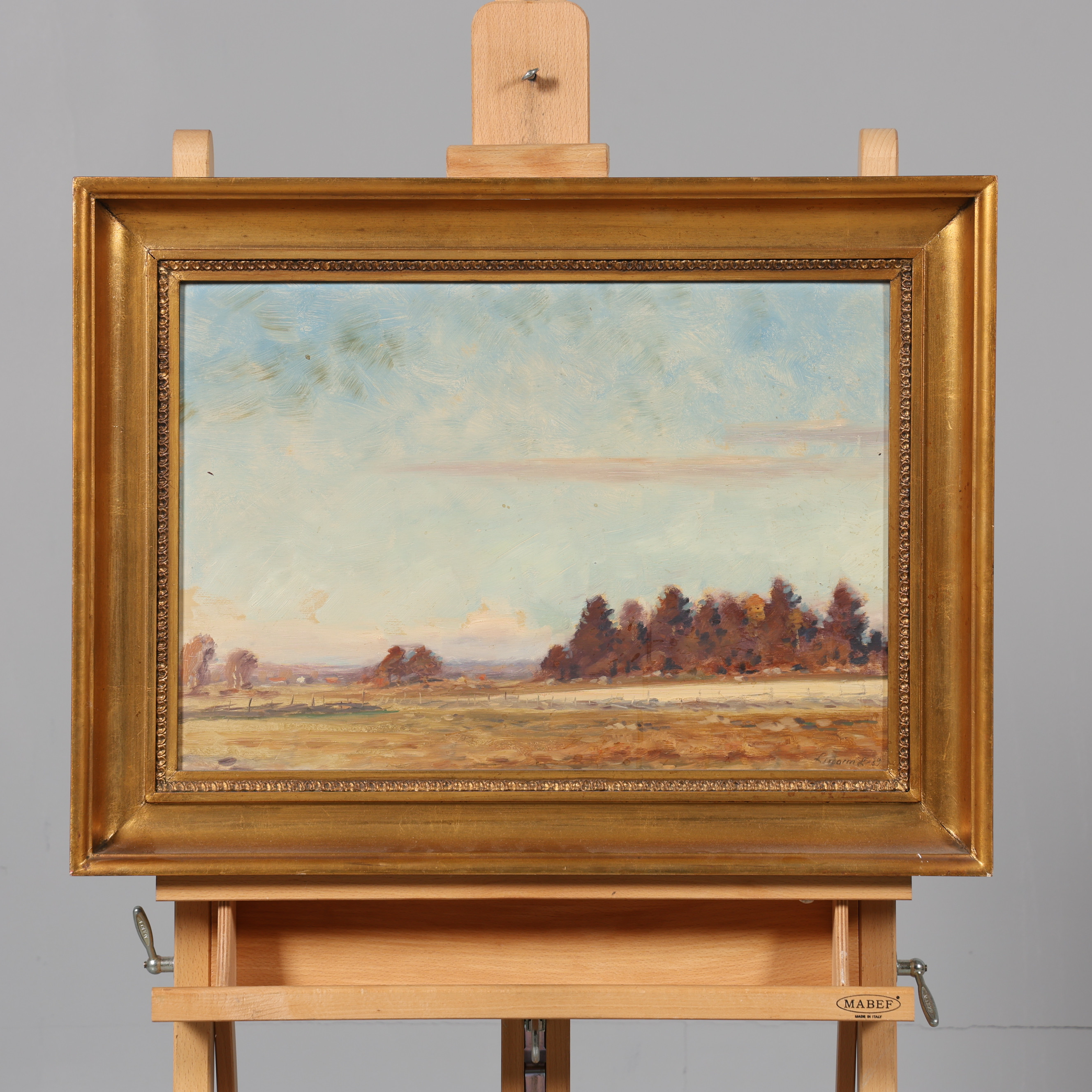 LINDORM LILJEFORS. OLJA PÅ PANNÅ, signerad, daterad 39.