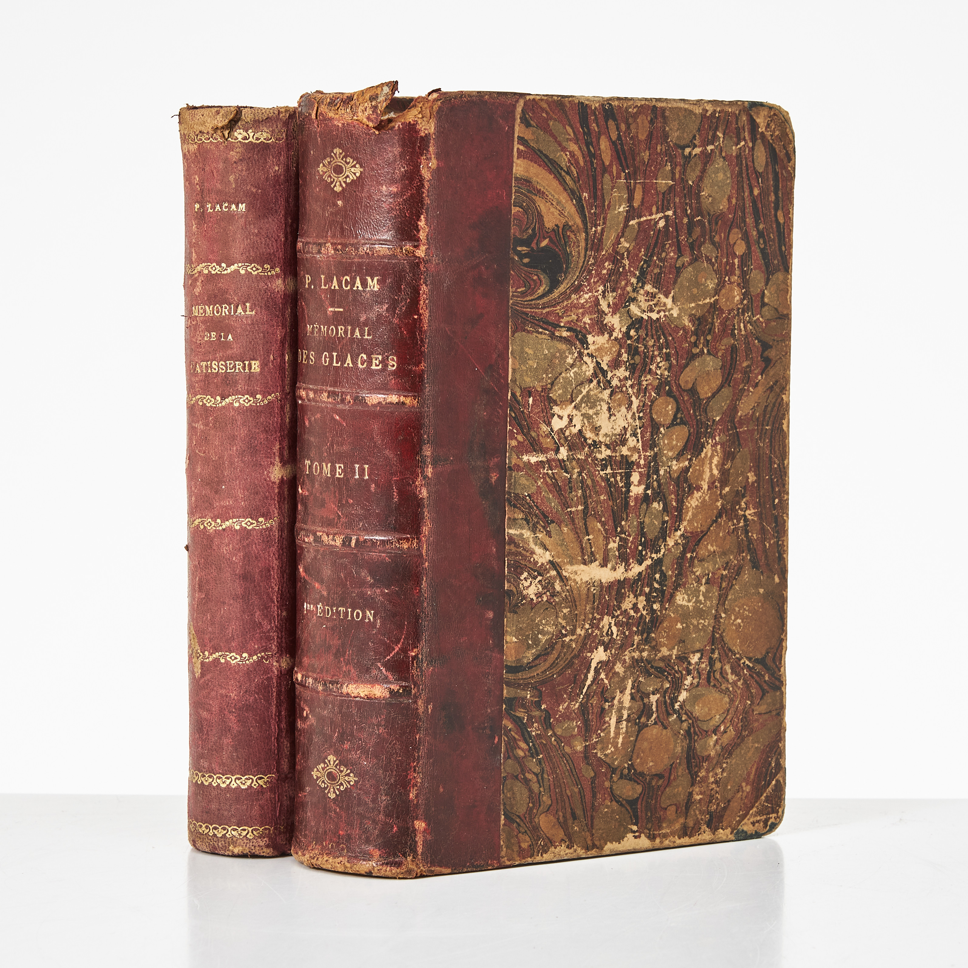 LACAM, PATTISERIE / GLACES, 1892 OCH 1899. 2 volymer.