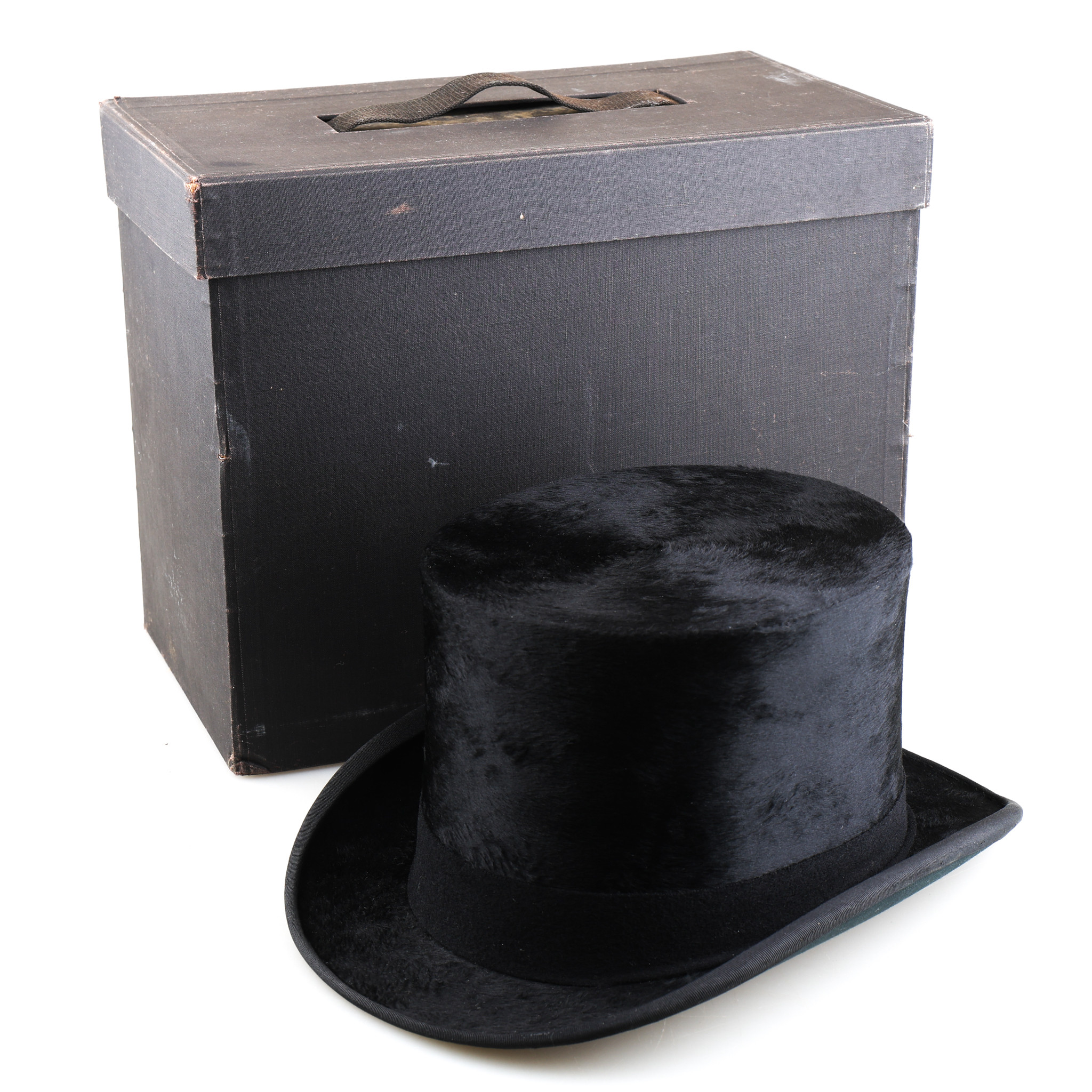 CYLINDERHATT med ask, JF Norrlins eftr, Västerås.