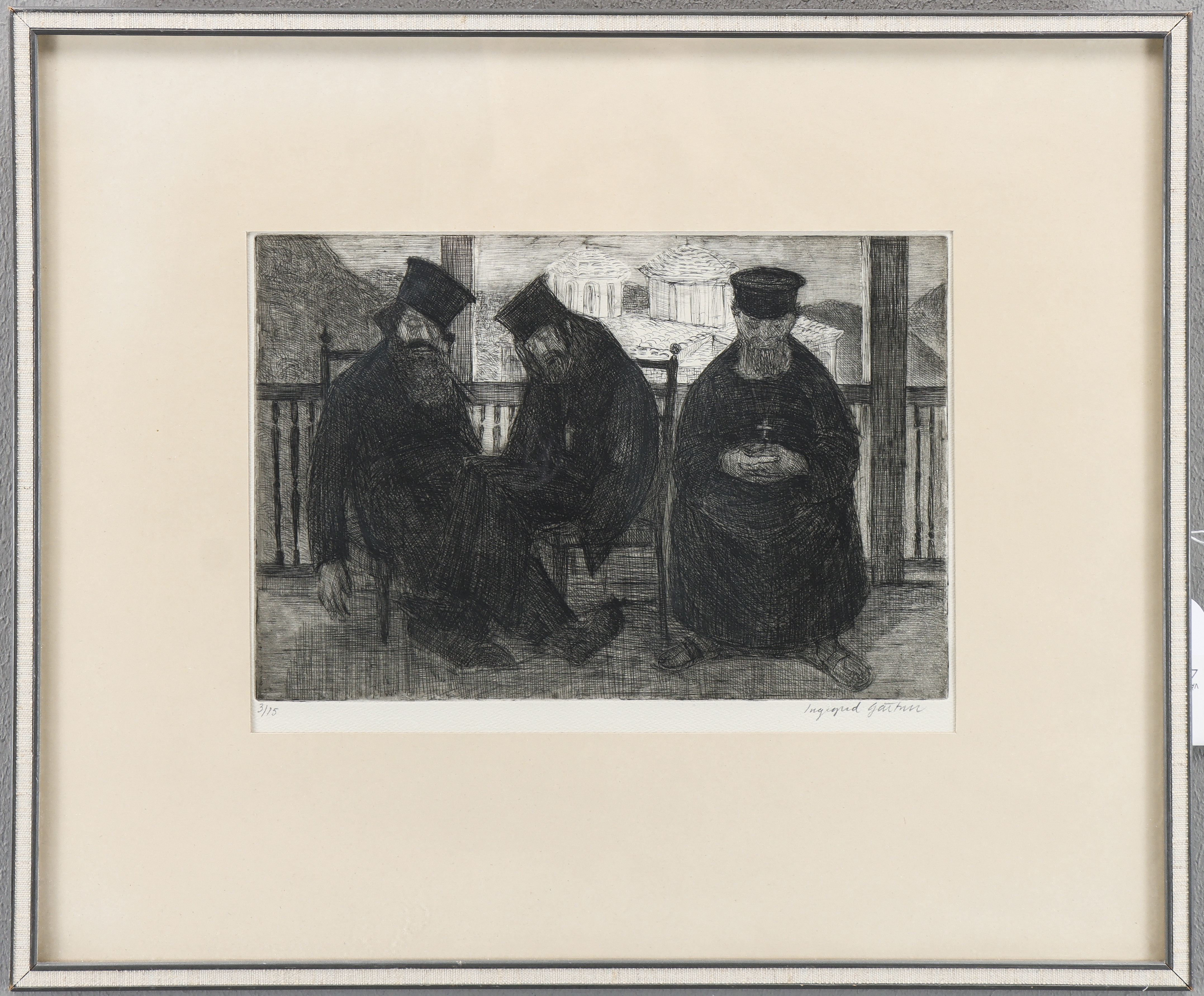 INGEGERD GÄRTNER. Etsning 3/15, signerad.