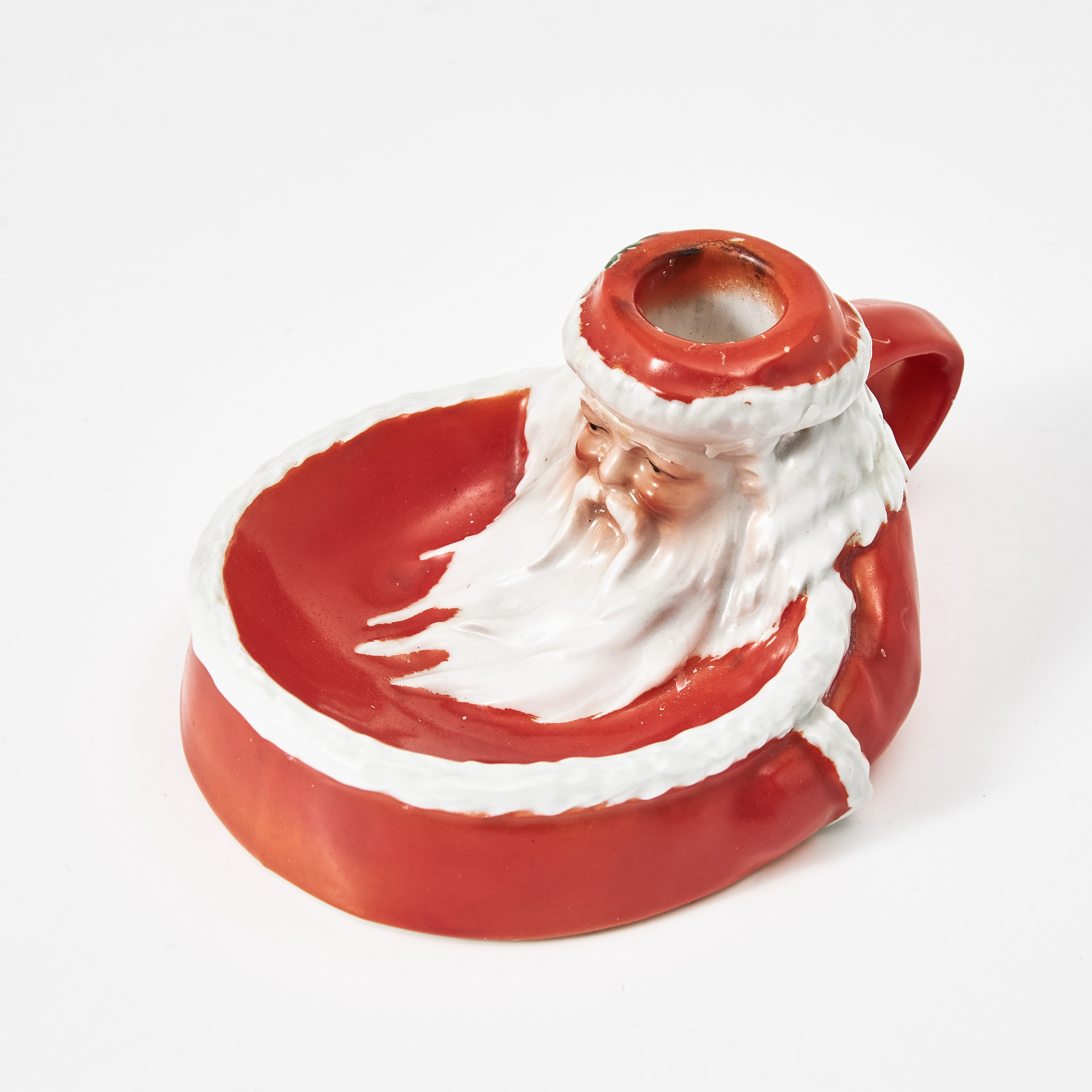 NATTLJUSSTAKE, porslin, Royal Bayreuth, efter 1902, i form av jultomte.