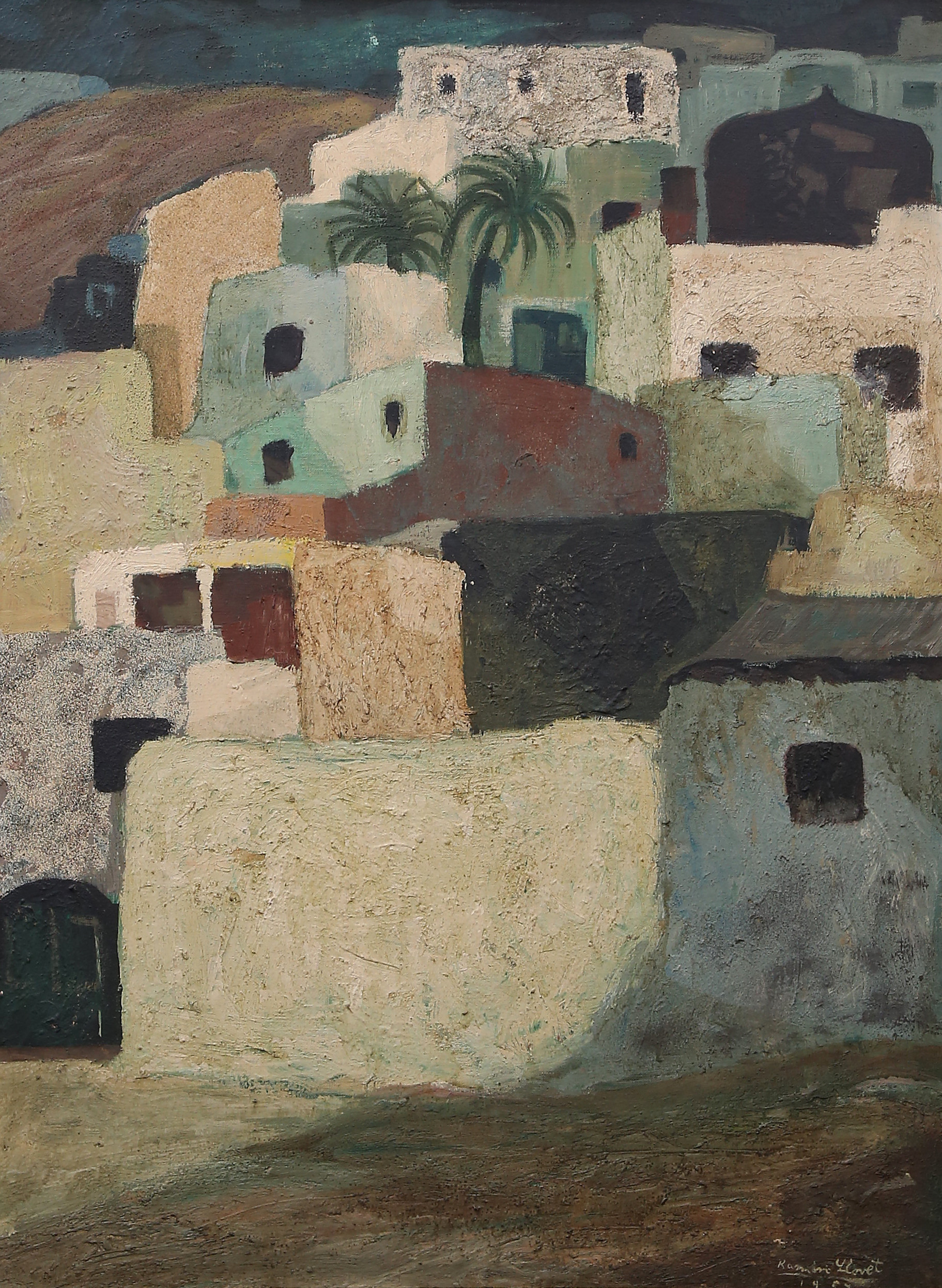 RAMON LLOVET MISEROL. Seaside village.