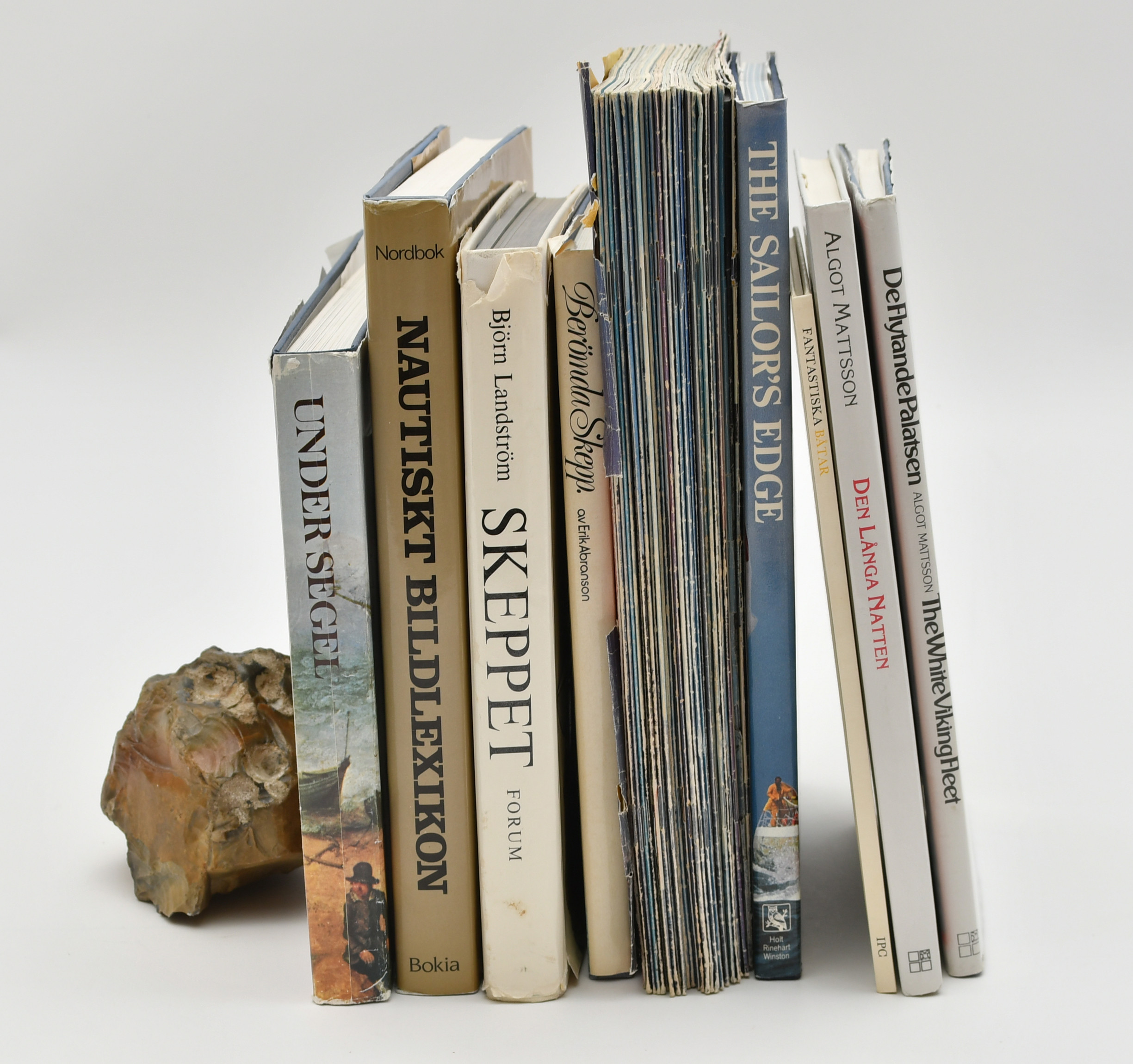 Böcker om Båtar och båthistoria. 38 Volymer.