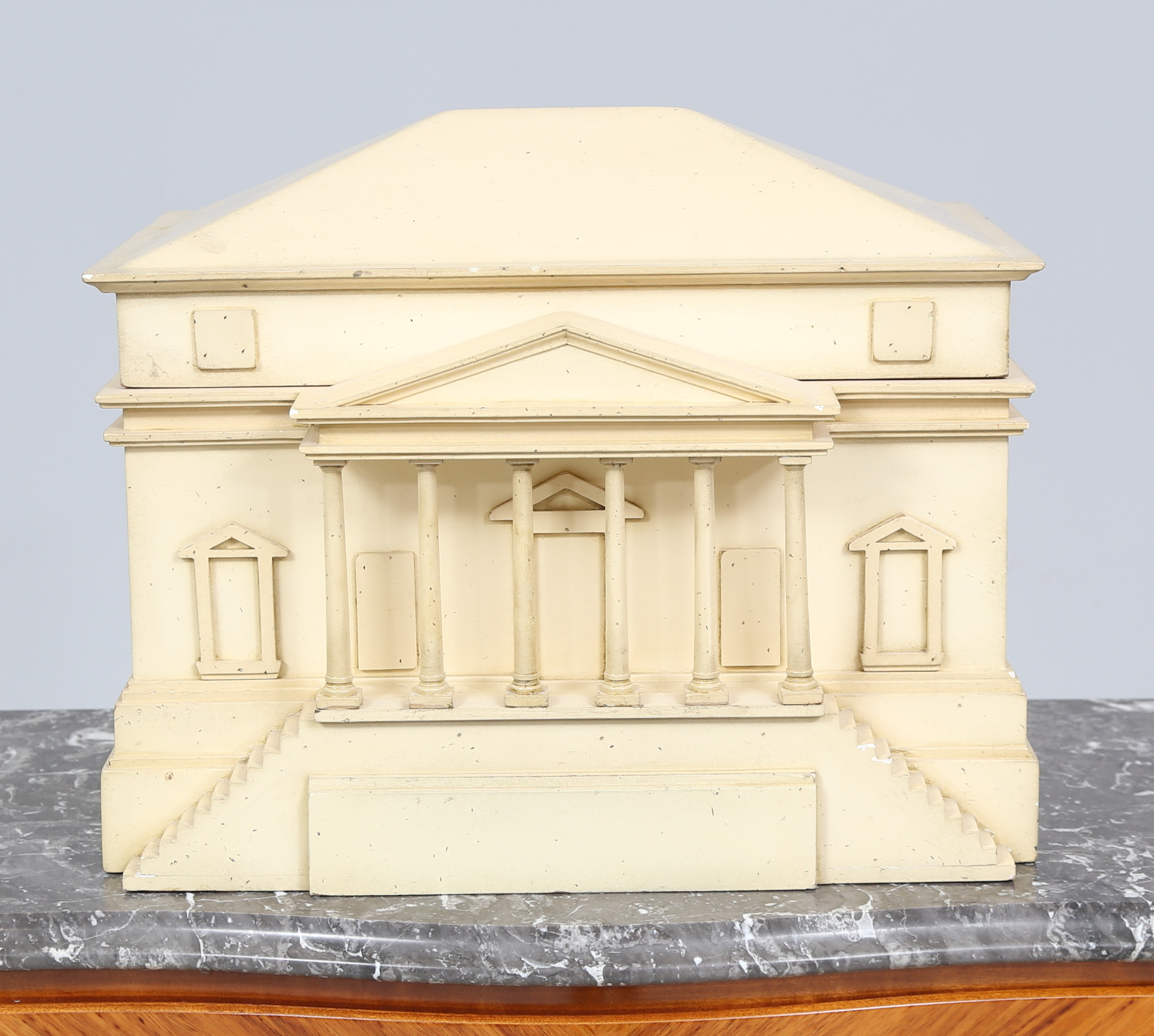 SKRIN/MODELL, patinerat trä, Architectural Models, Per Mare-Per Terram by land & by sea, 2000-tal.