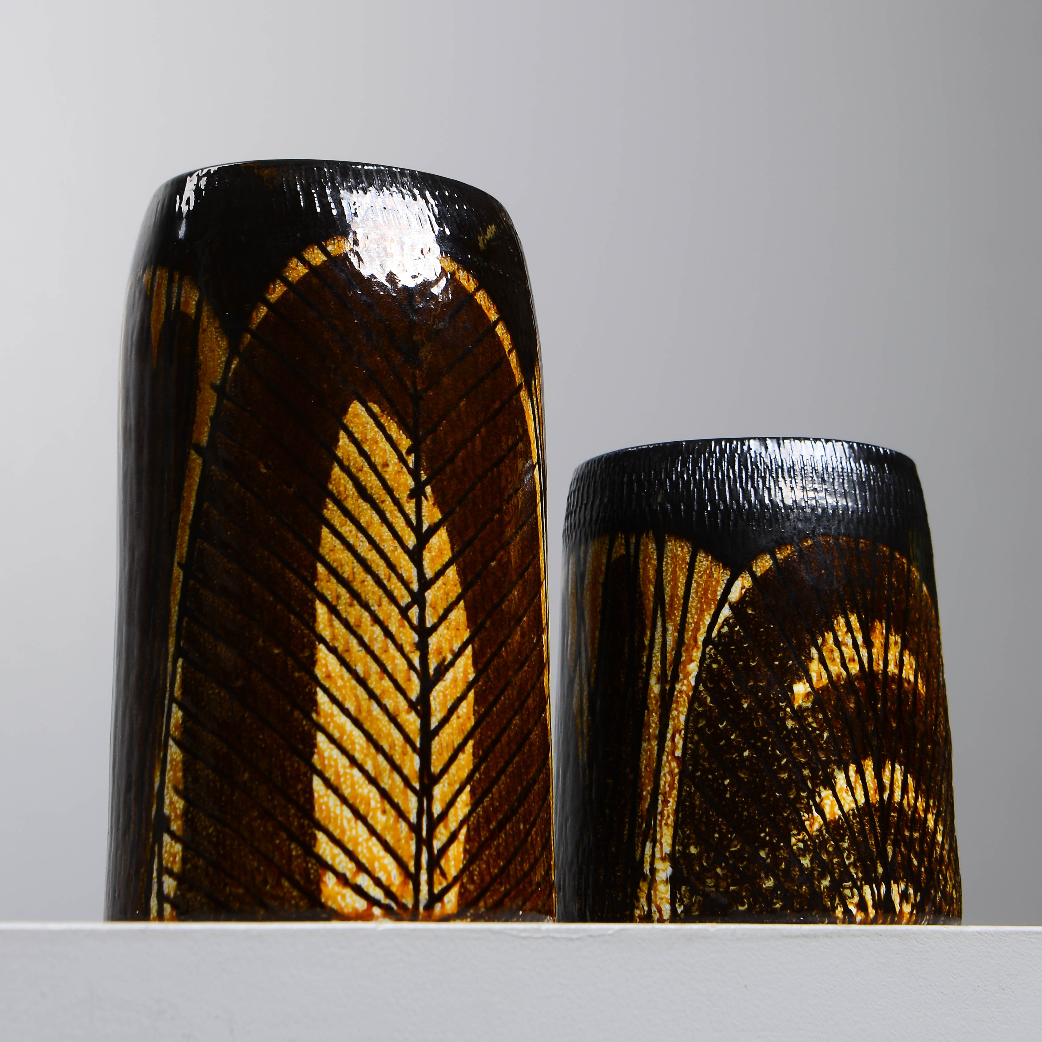 INGRID ATTERBERG. "Sacra", vaser, 2 st, Upsala-Ekeby, 1962-64.