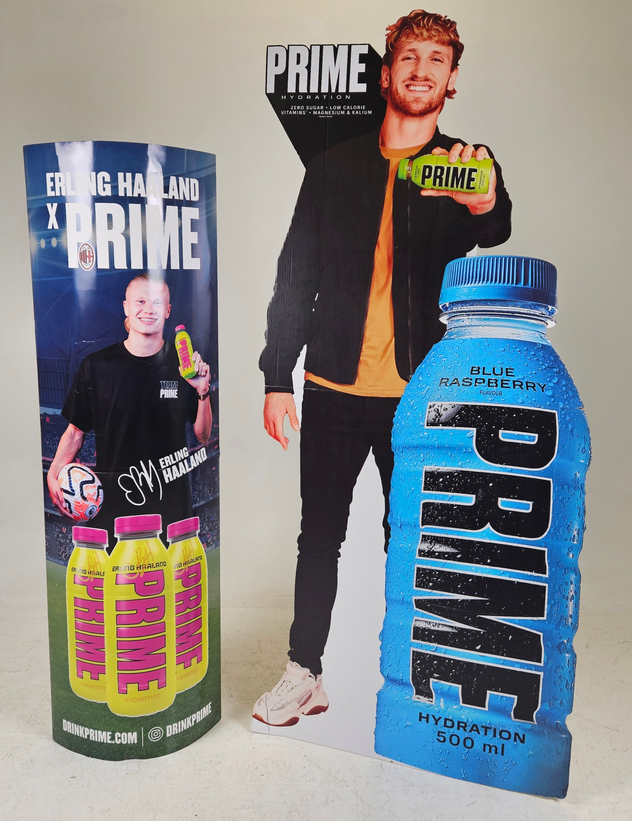 REKLAMPELARE, 2 st, pappskivor, "Prime".