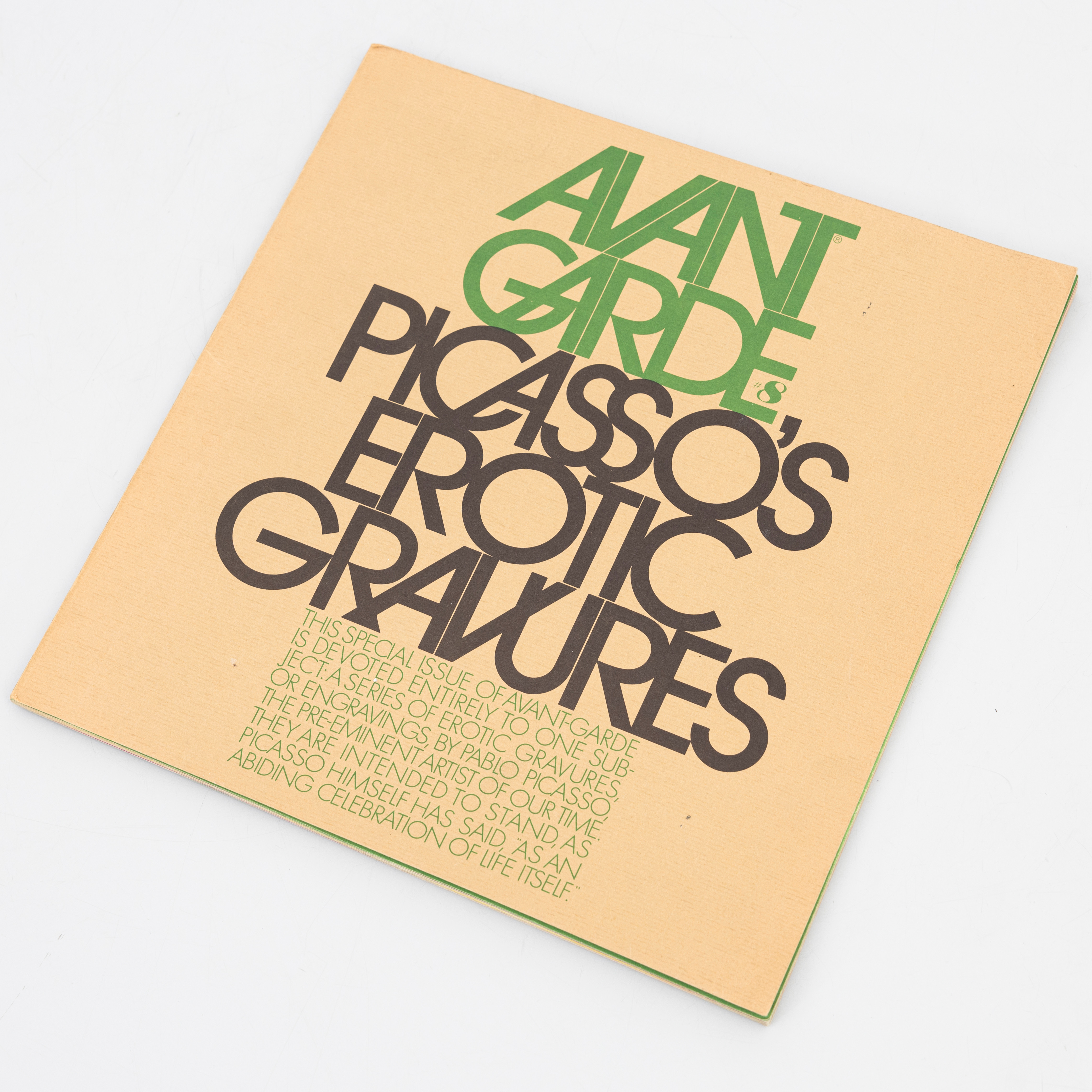 MAPP, Avant Garde, Picasso's Erotic Gravures, nr: 8, efter Pablo Pcasso, 1969.
