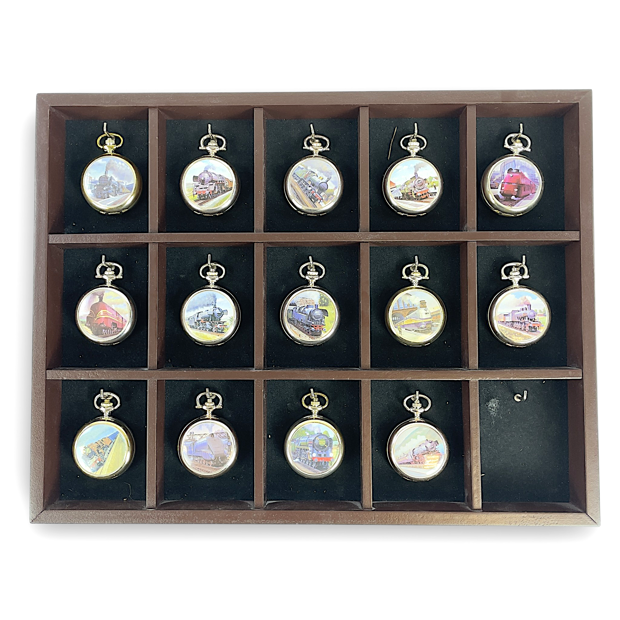 FICKUR, 14 st. Samlarobjekt, "The Glory of Steam", Editions Atlas, Kina, 2000-tal.