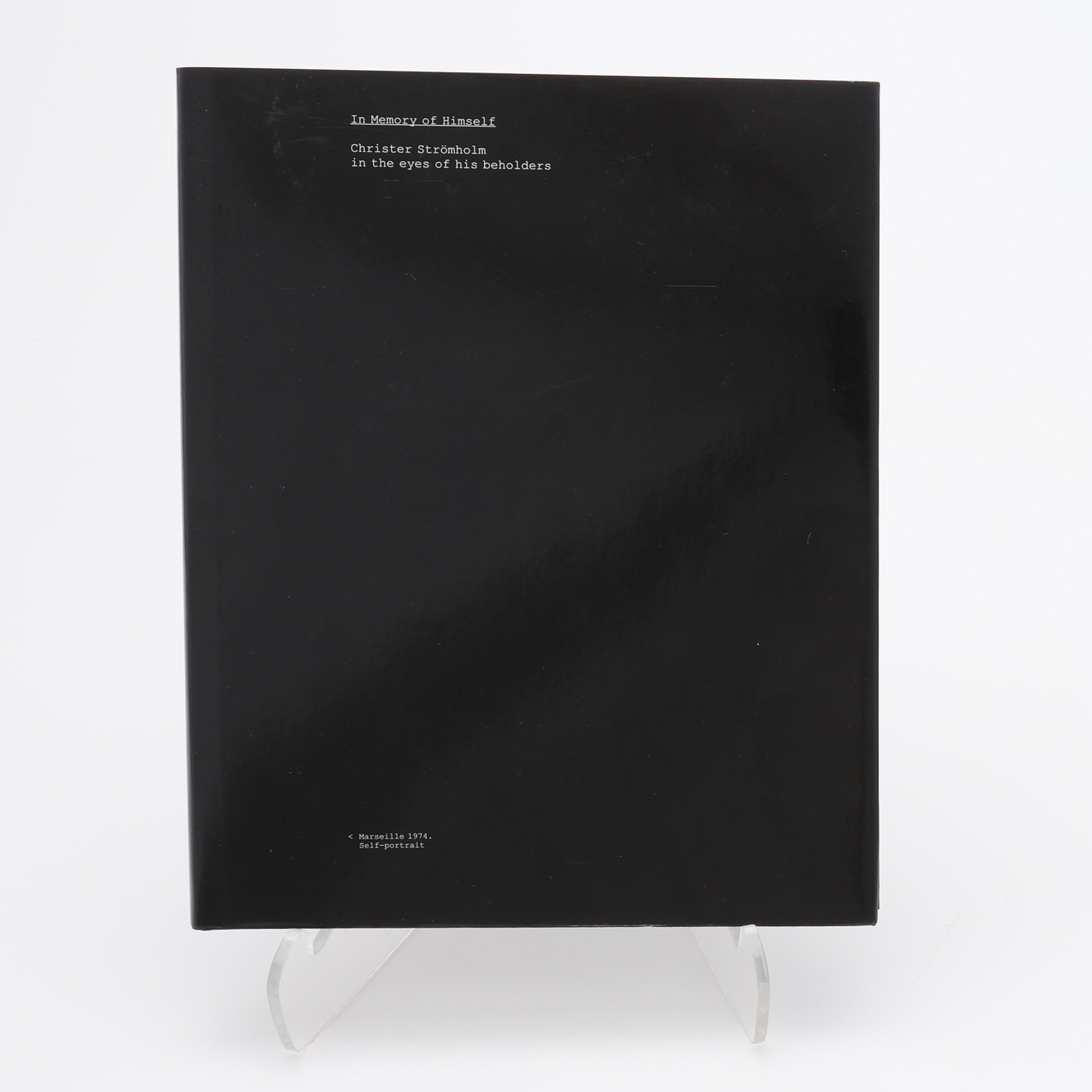 FOTO. DEN SVENSKE FOTOGRAFEN CHRISTER STRÖMHOLMS HYLLNINGSPORTRÄTT "IN MEMORY OF HIMSELF" I FÖRSTA UPPLAGAN, 2006.