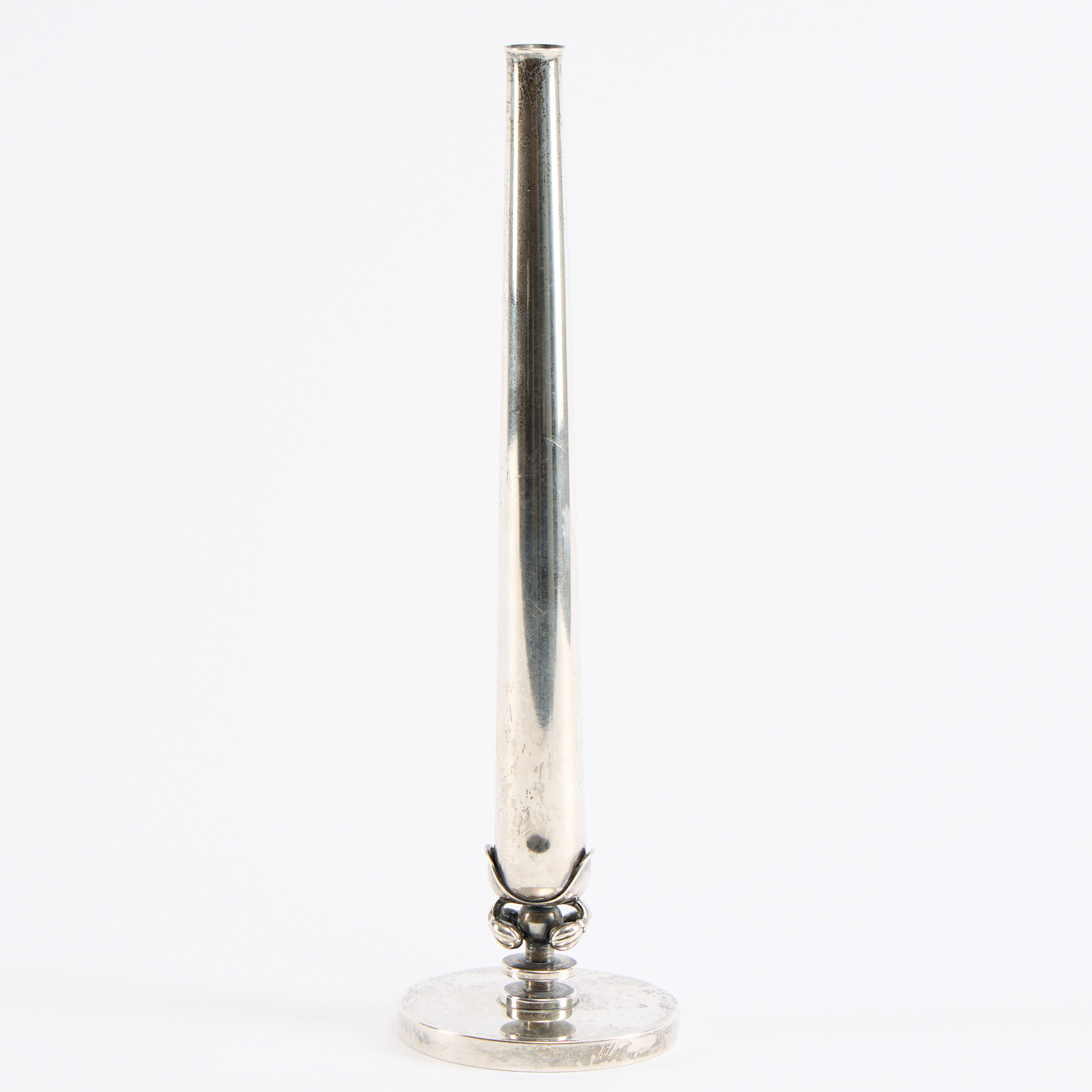 HARALD  NIELSEN. Vas, silver, modell 757, Georg Jensen, Danmark, efter 1945.