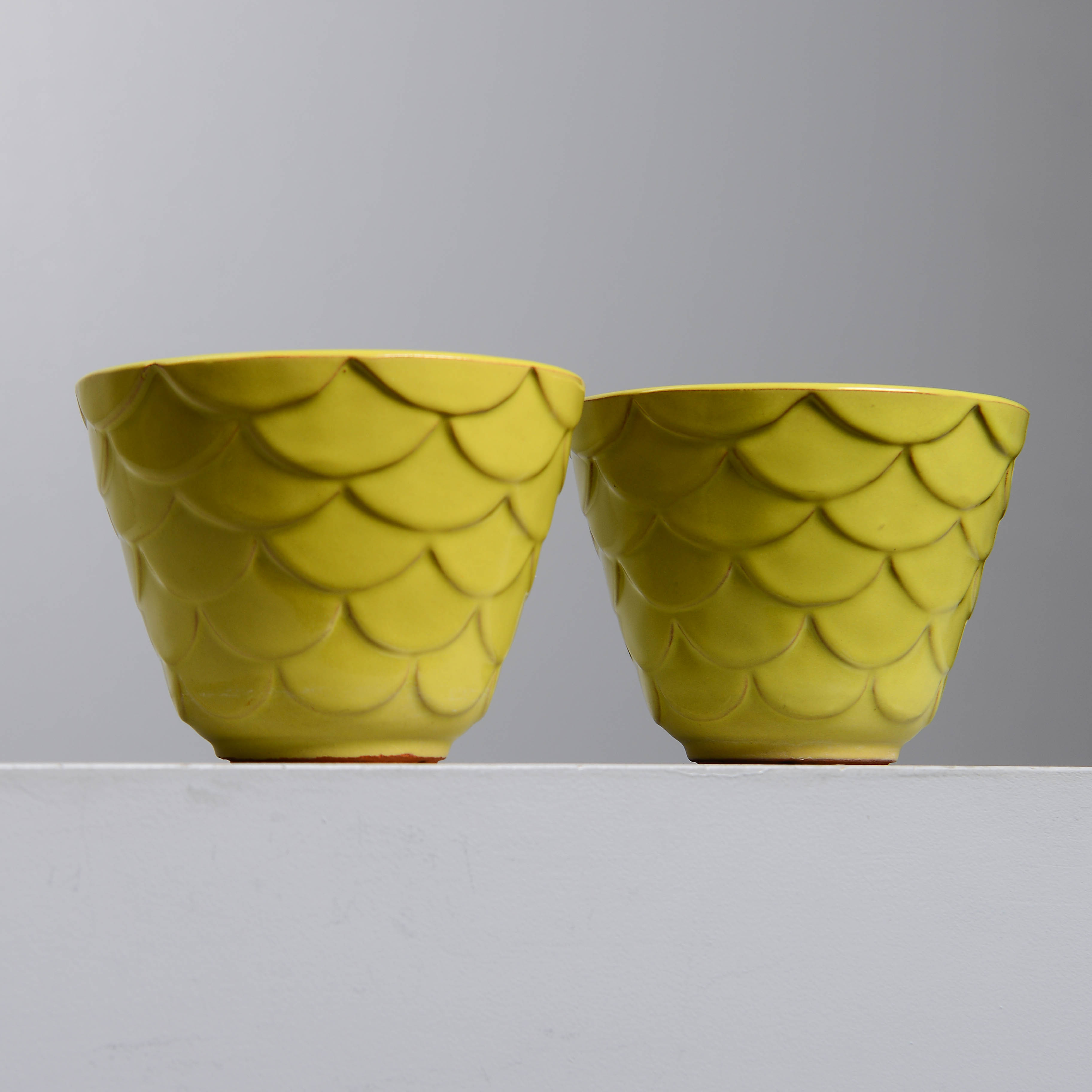 PLANTERINGSKRUKOR, ett par, "Wasa", no 2, Upsala-Ekeby.