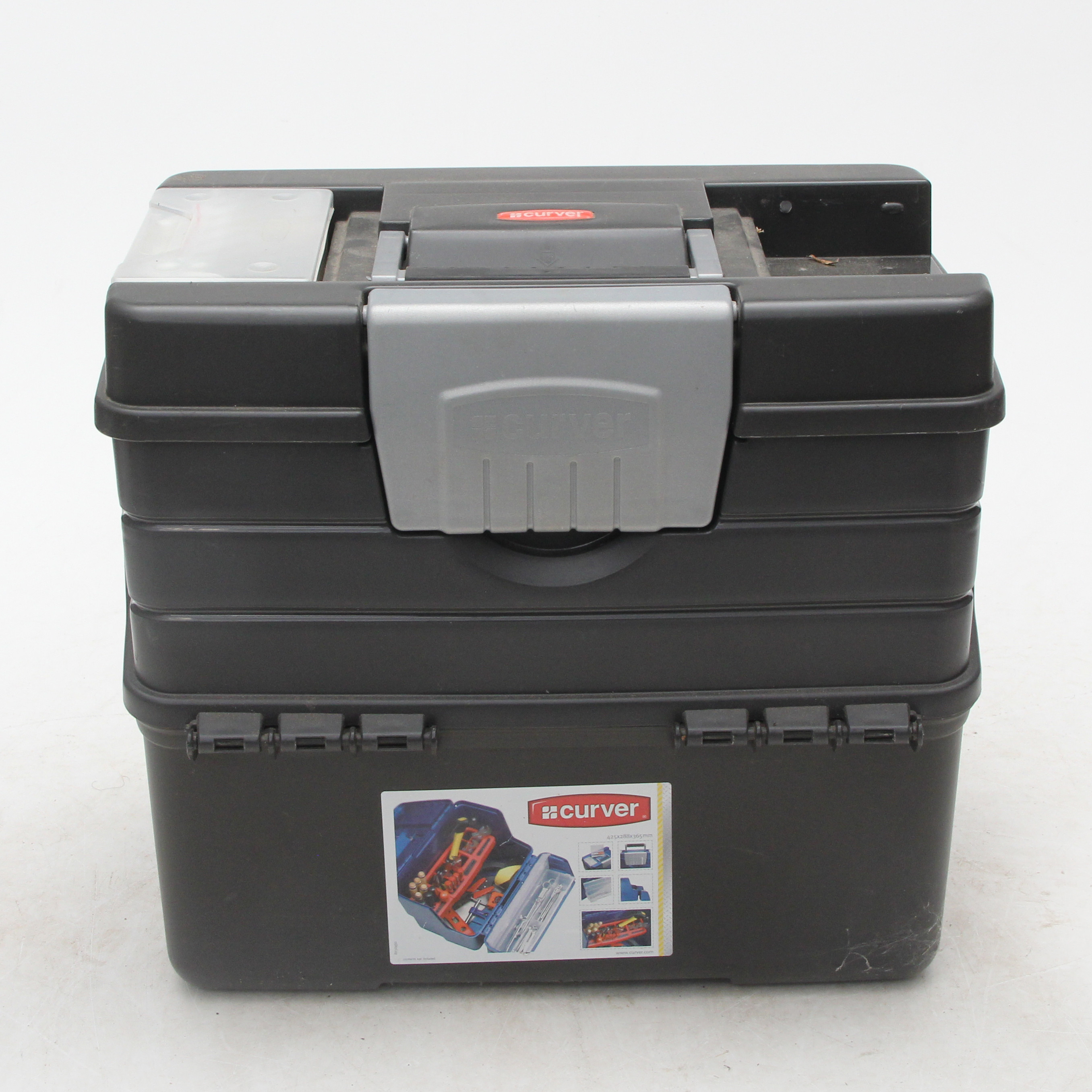 VERKTYGSVÄSKA, med bland annat skruvmejslar.