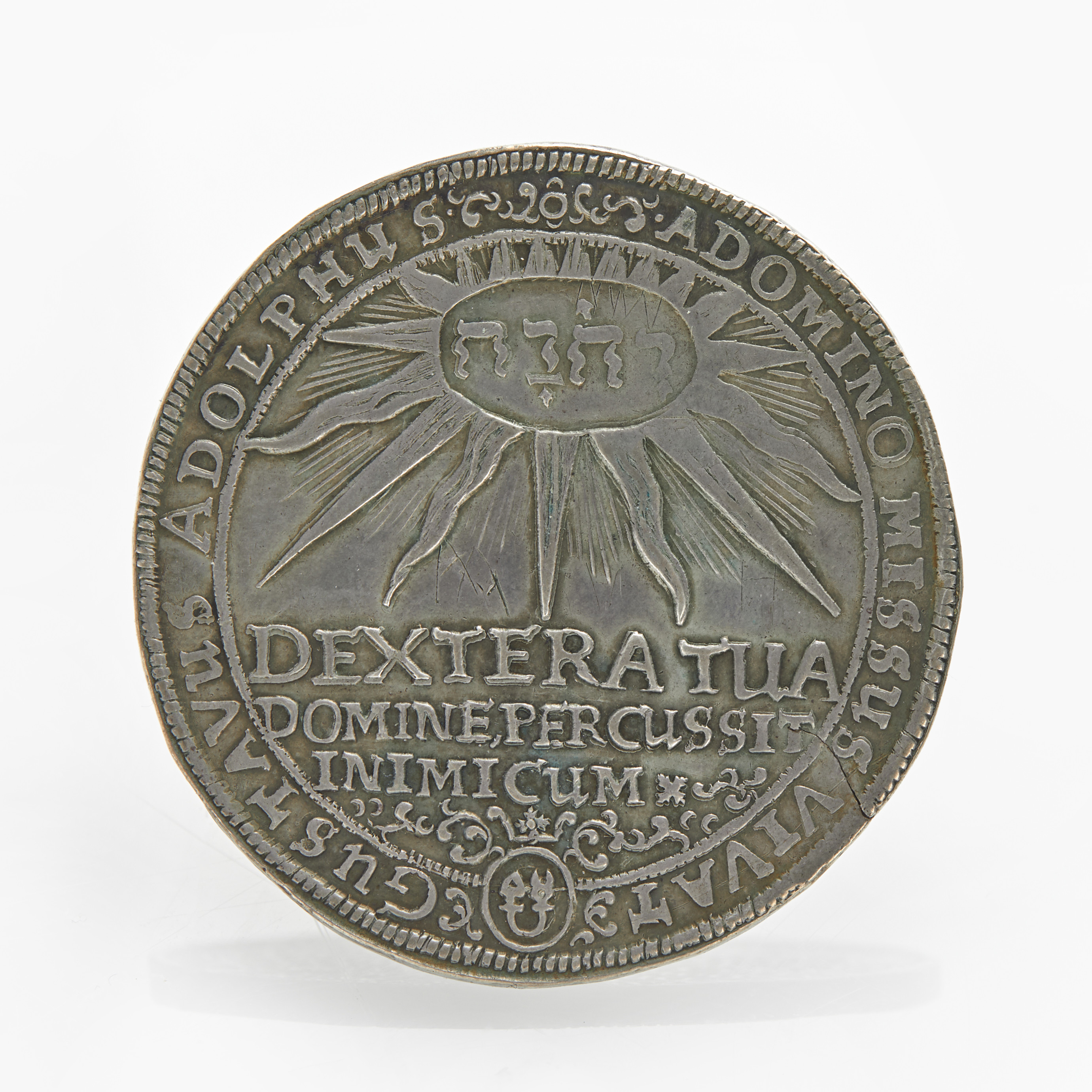 GUSTAV II ADOLF (1611-1632), Taler 1632, Erfurt.