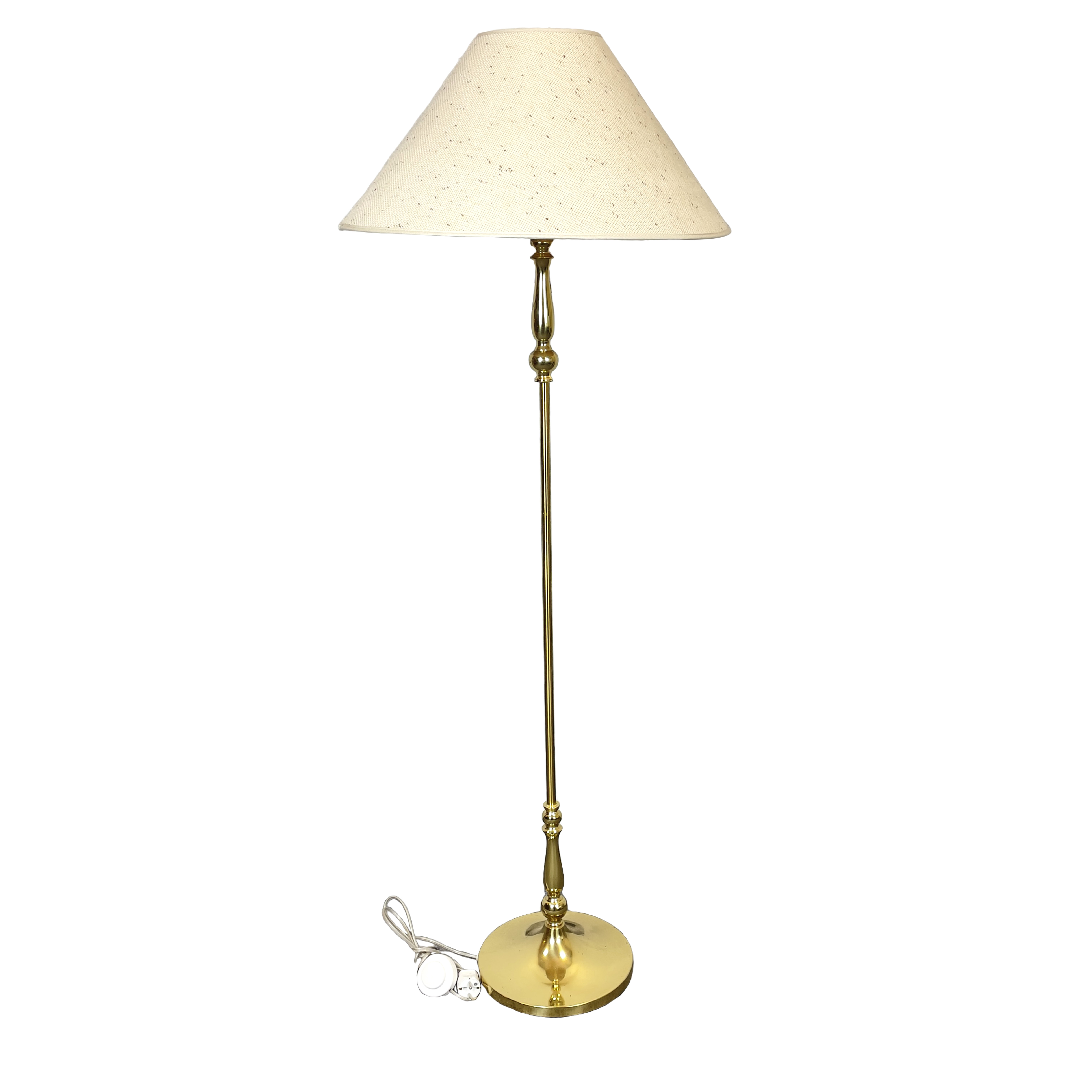 GOLVLAMPA, mässing, MAE 46, 1900-talets andra hälft.