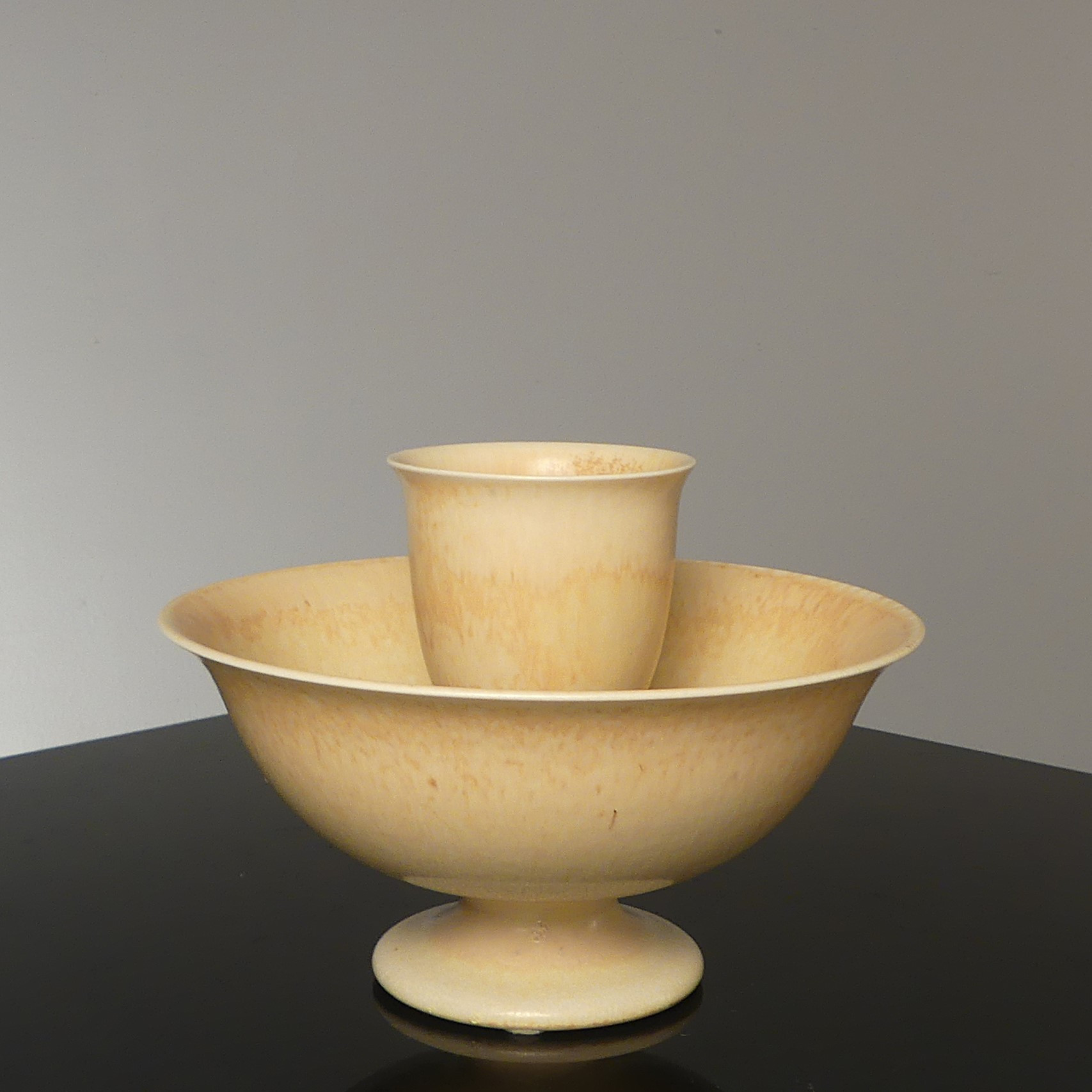 SVEN WEJSFELT. skål, studiohand Gustavsberg, signerad -83.