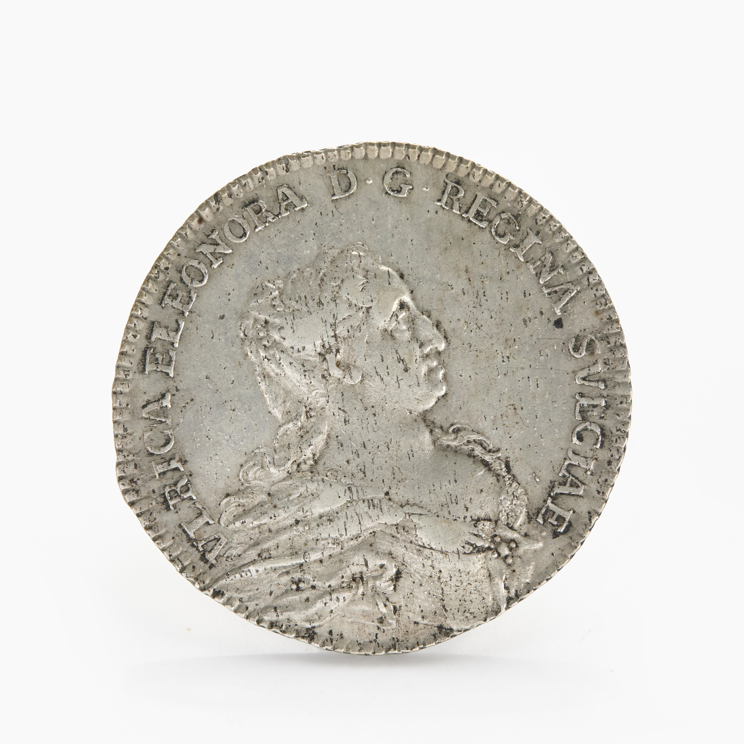 FREDRIK I (1720-1751), Kastmynt till Ulrica Eleonoras begravning 1741.