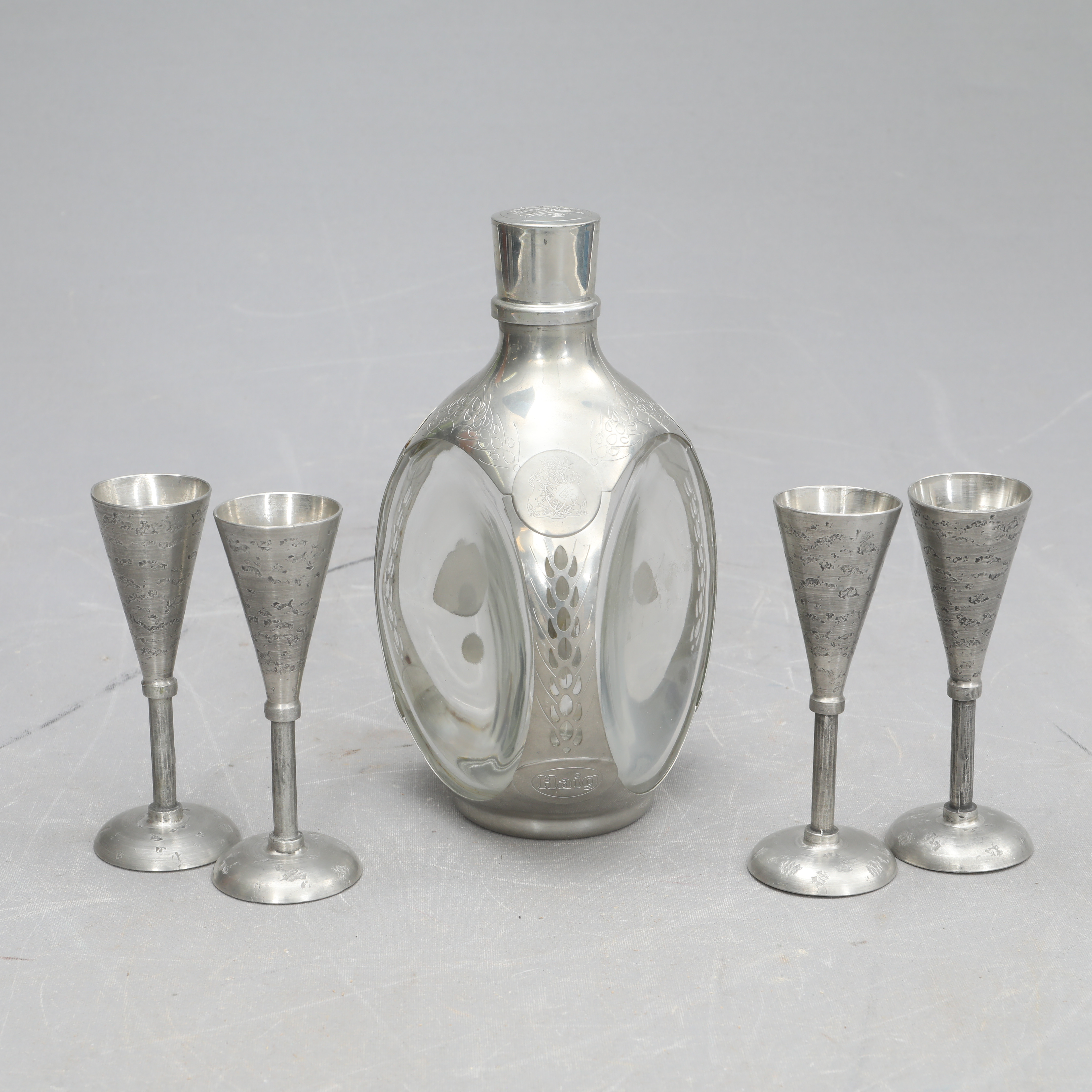 SNAPSSET, 5 delar, tenn, Skurdal och Dalderop.