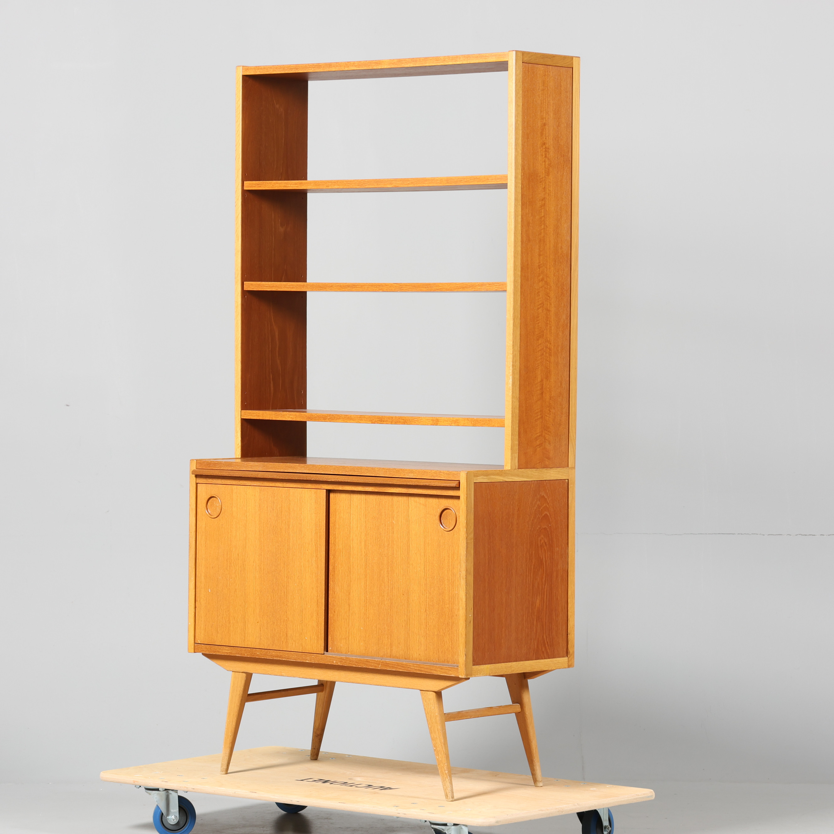 BOKHYLLA, teak, 1950/60-tal.