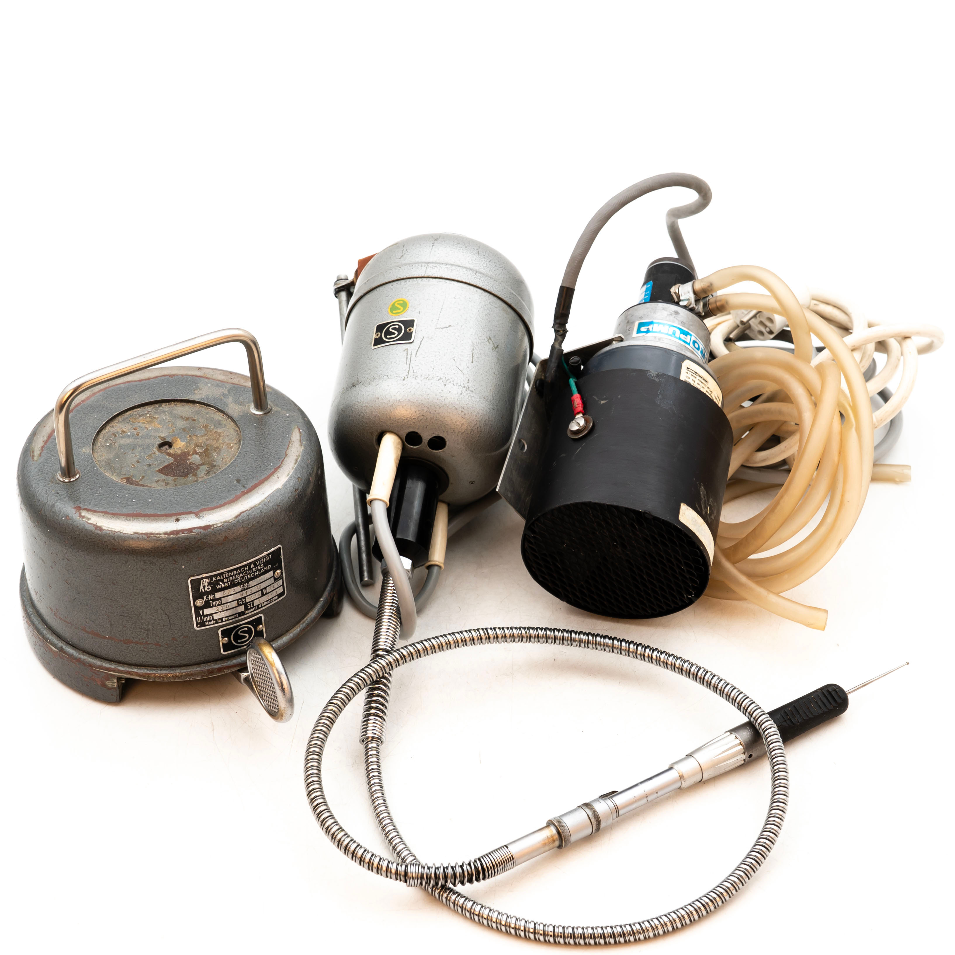 TANDLÄKARBORR, Kaltenbach & Voigt, Tyskland, 3 delar, 1900-tal.